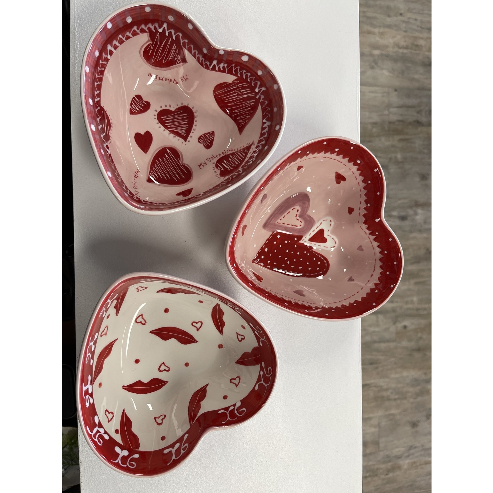 Home Ceramic Heart  Shape Bowls