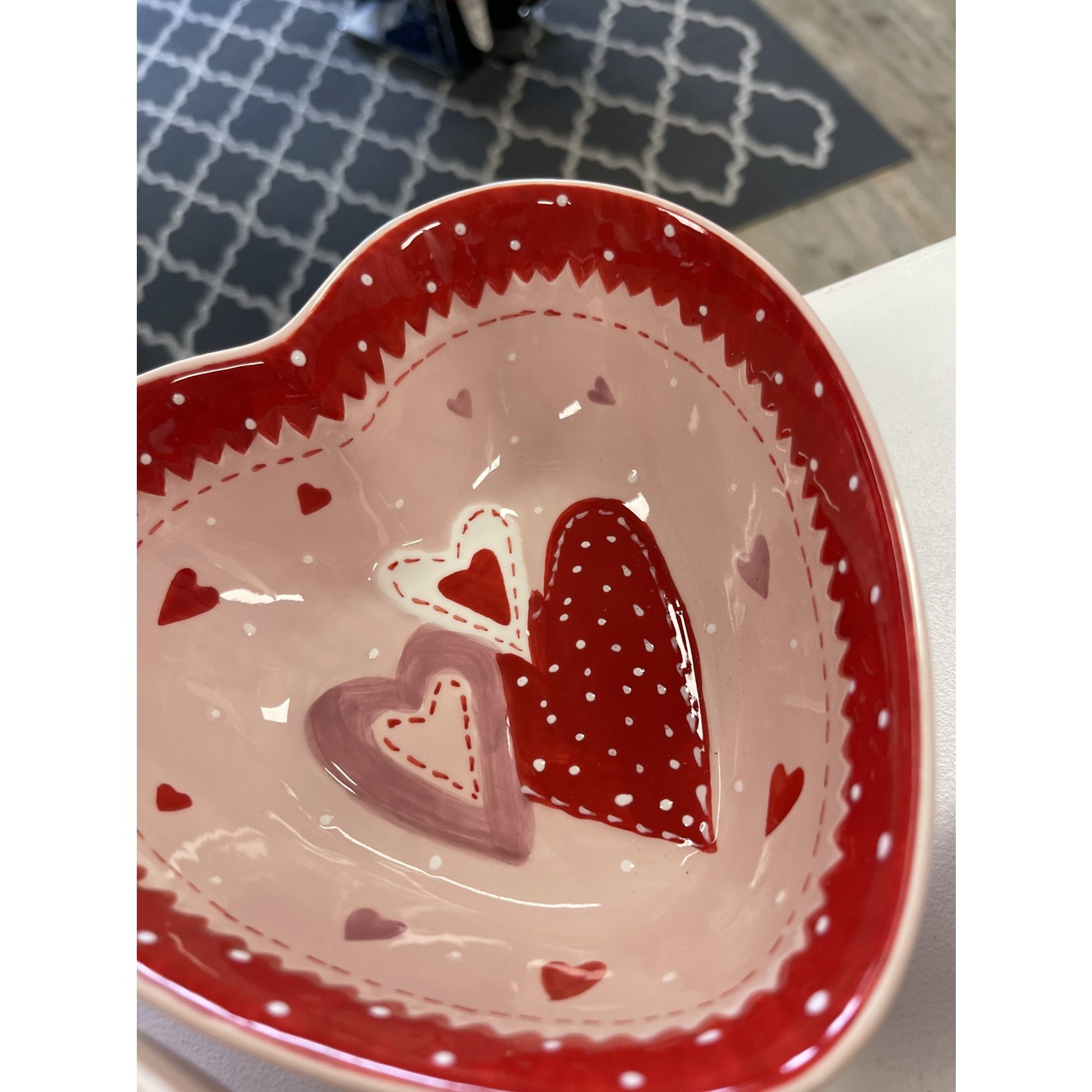Home Ceramic Heart  Shape Bowls