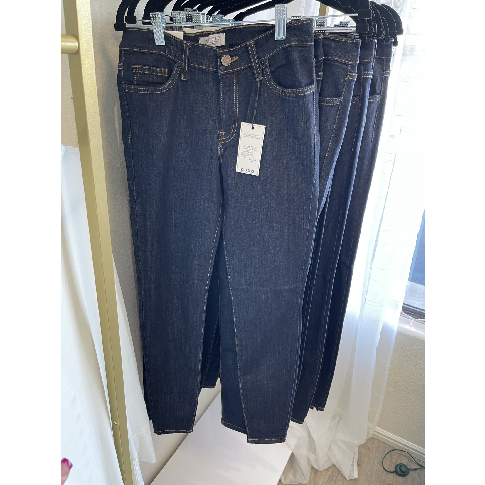 Judy Blue Judy Blue Jeans Classic  Wash Rayon Skinny Dk