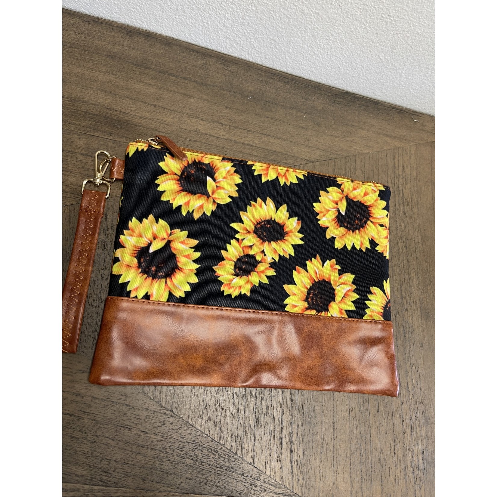 Lola Boutique Oversized Clutch w/ Wrist Strap