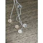 All That Glitterz Silver and Rose Gold Adjustable Chain Necklace - Nickel Free