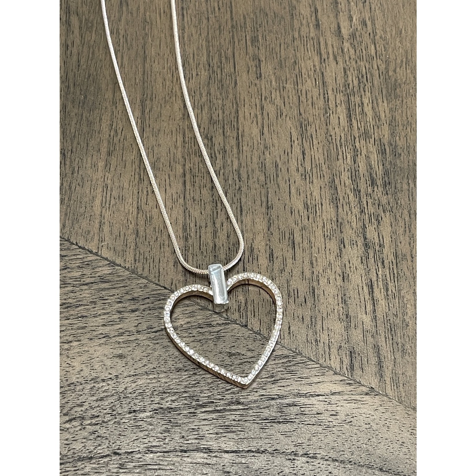 American Unique  Group Heart Bling Necklace
