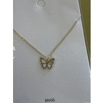 Pretty Simple Butterfly Pendant Necklace