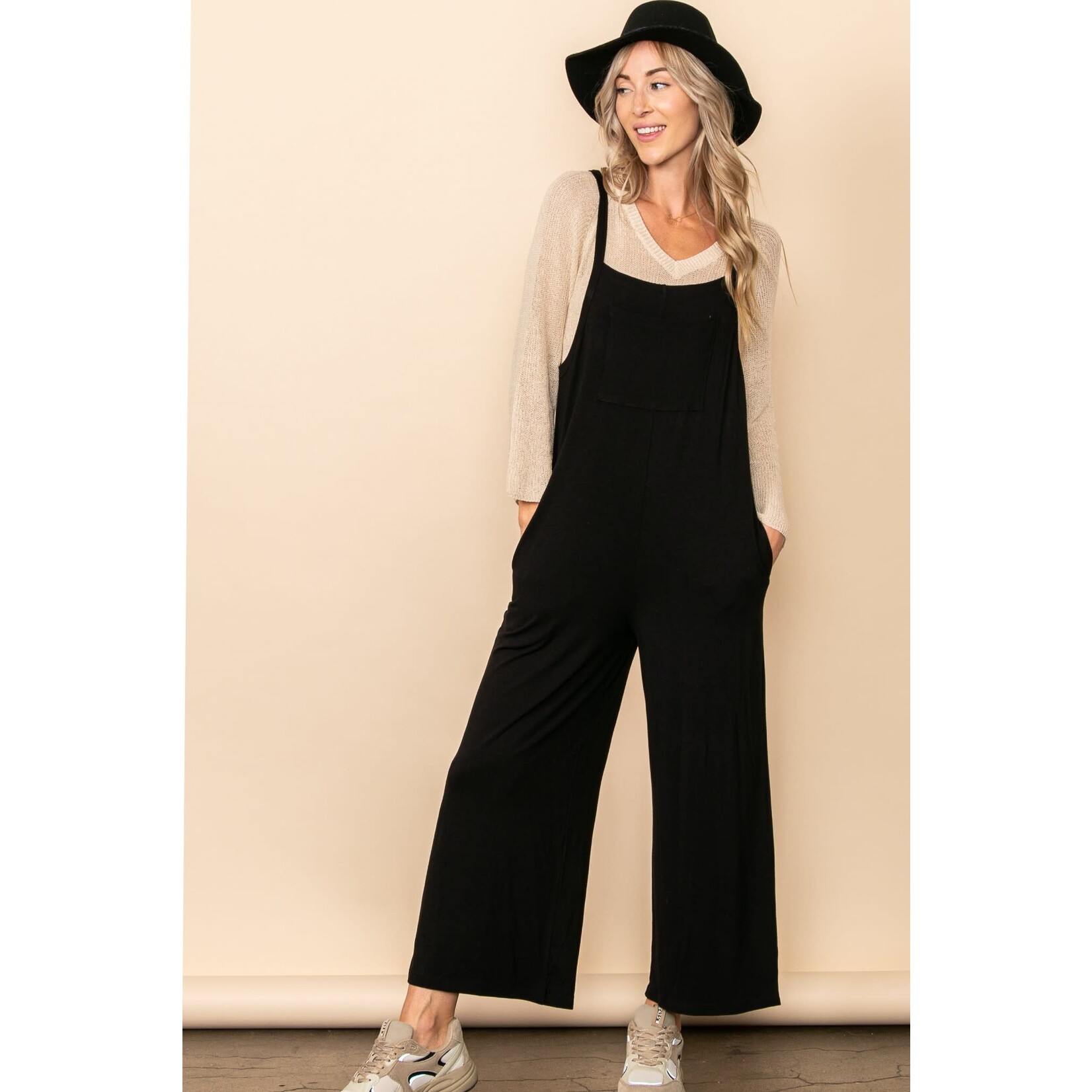 Elloh POCKET DETAILED MODAL OVERALL JUMPSUIT MADE IN USA