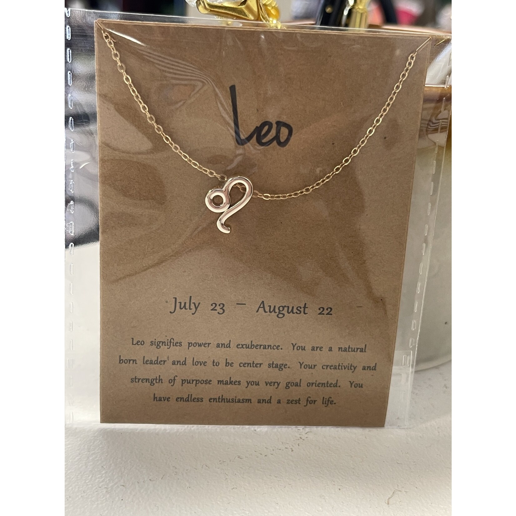 Tracy's Sister Gold Astrology Sign Necklaces