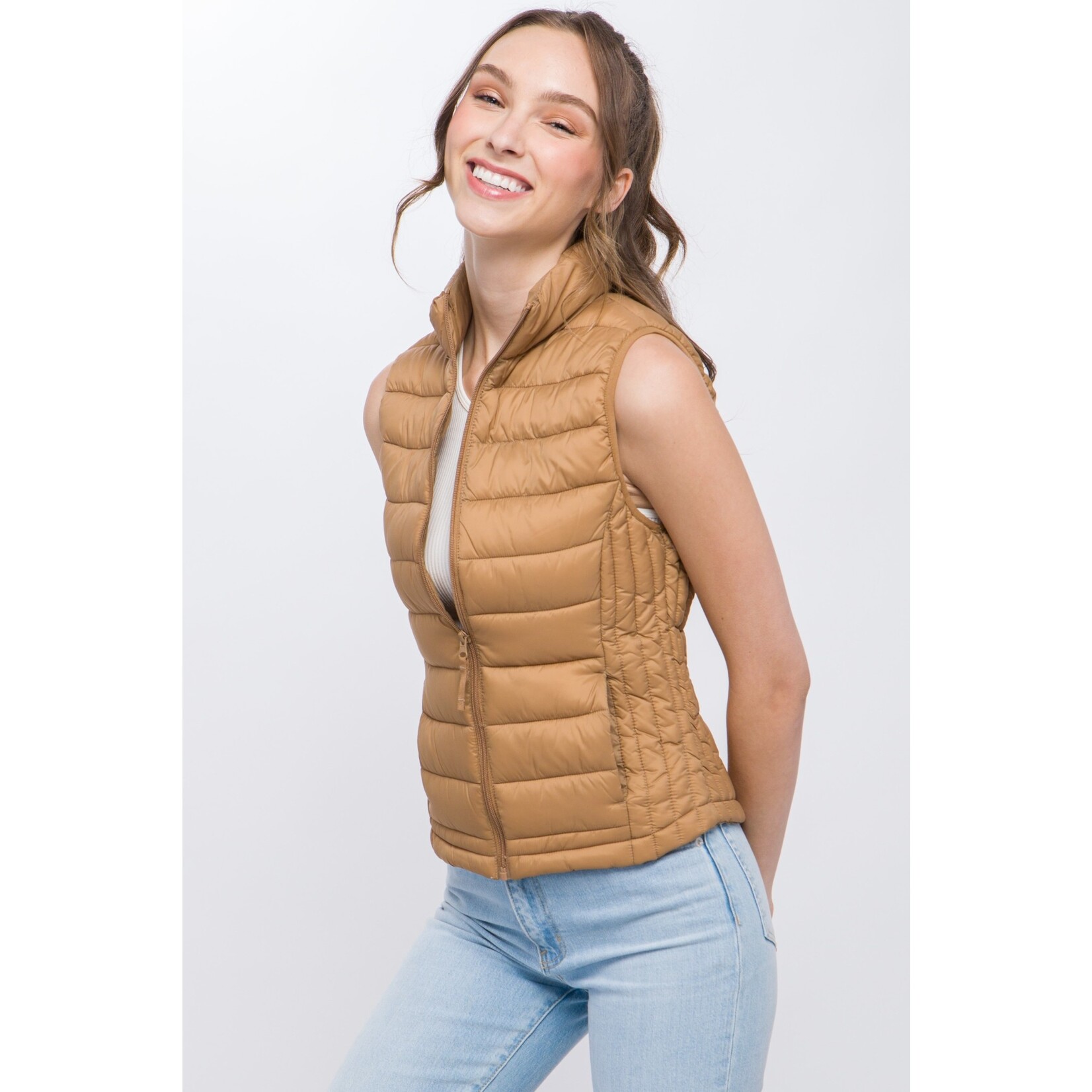 Nadia - Fashiongo ULTRA LIGHT WEIGHT PADDED VEST