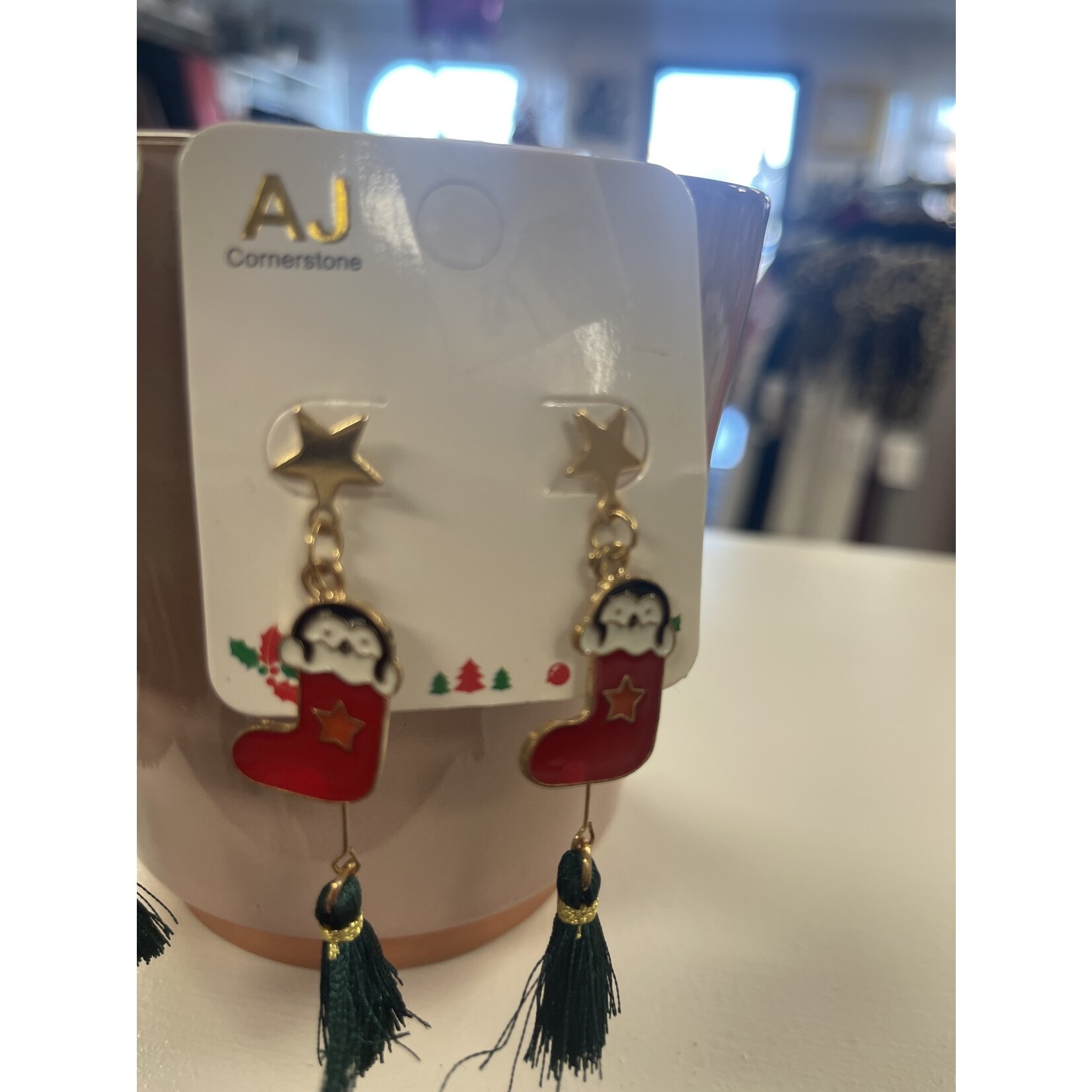 JHP Collection -  Faire Christmas Enamel Post Earrings