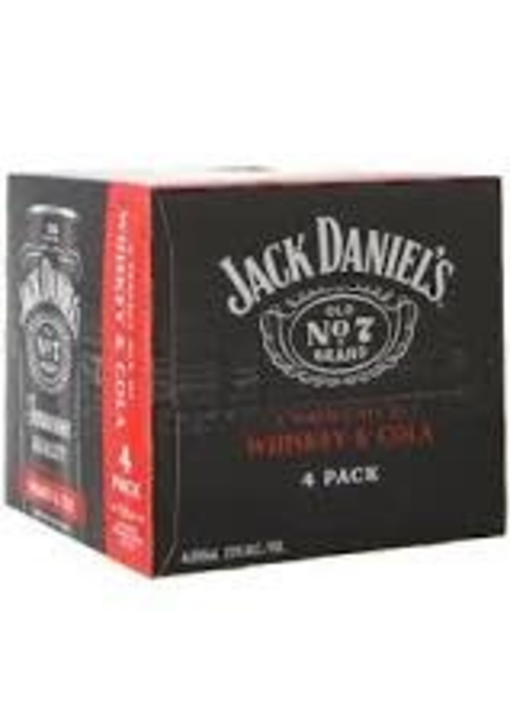 JACK WHISKEY & COLA 4PK