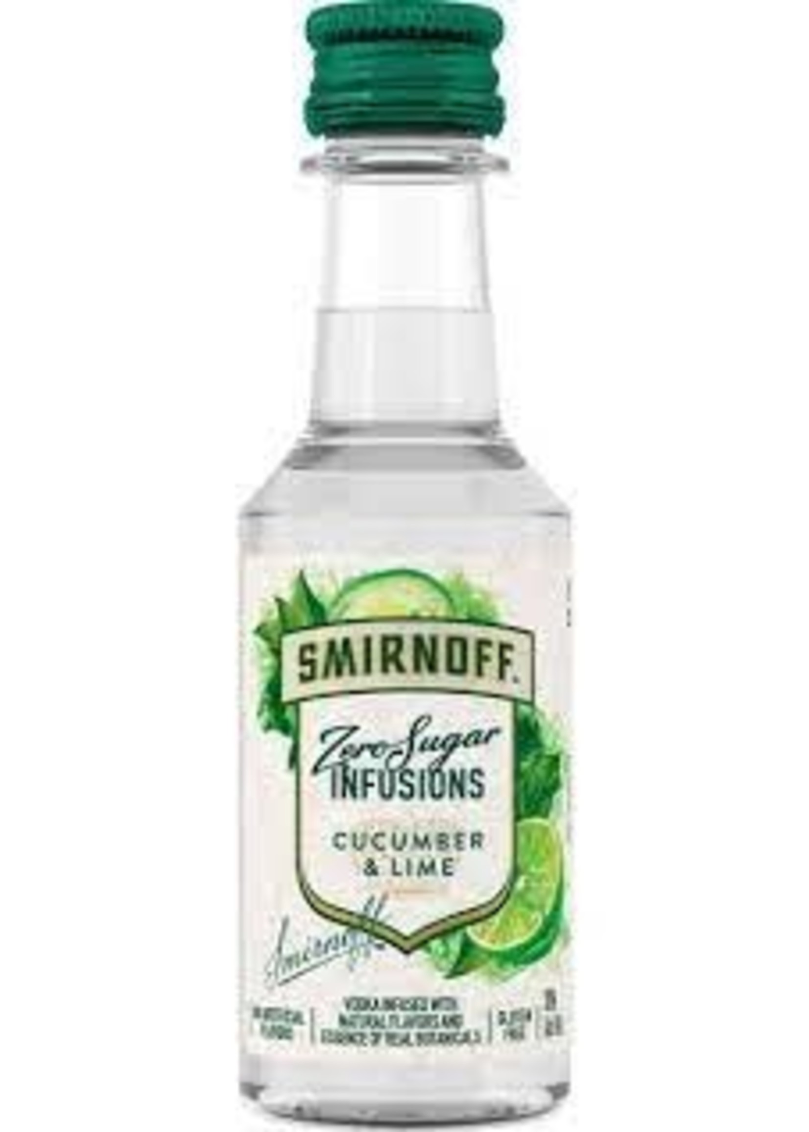 SMIRNOFF ZERO SUGAR CUCUMBER LIME 50ML