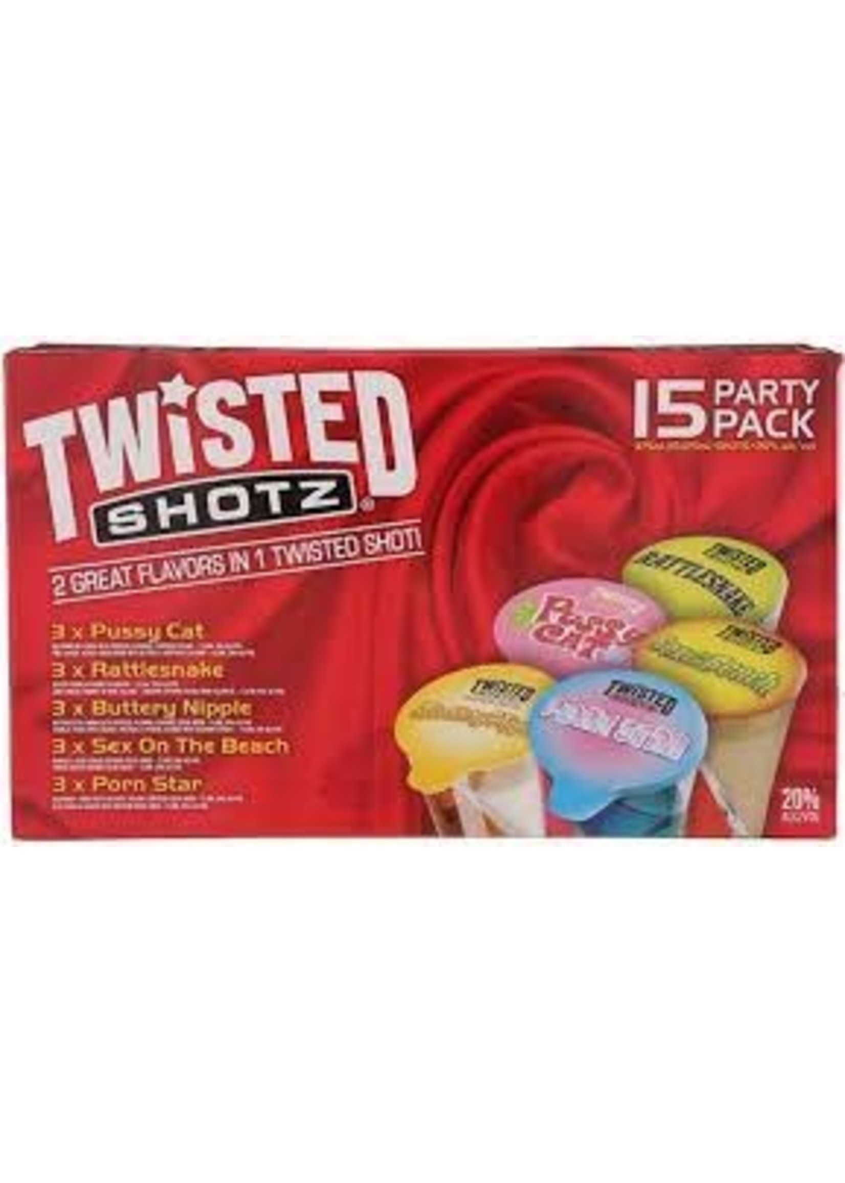 TWISTED SHOTZ 15PK