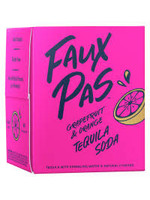 FAUX PAS GRAPEFRUIT ORANGE TEQUILA SODA 4PK