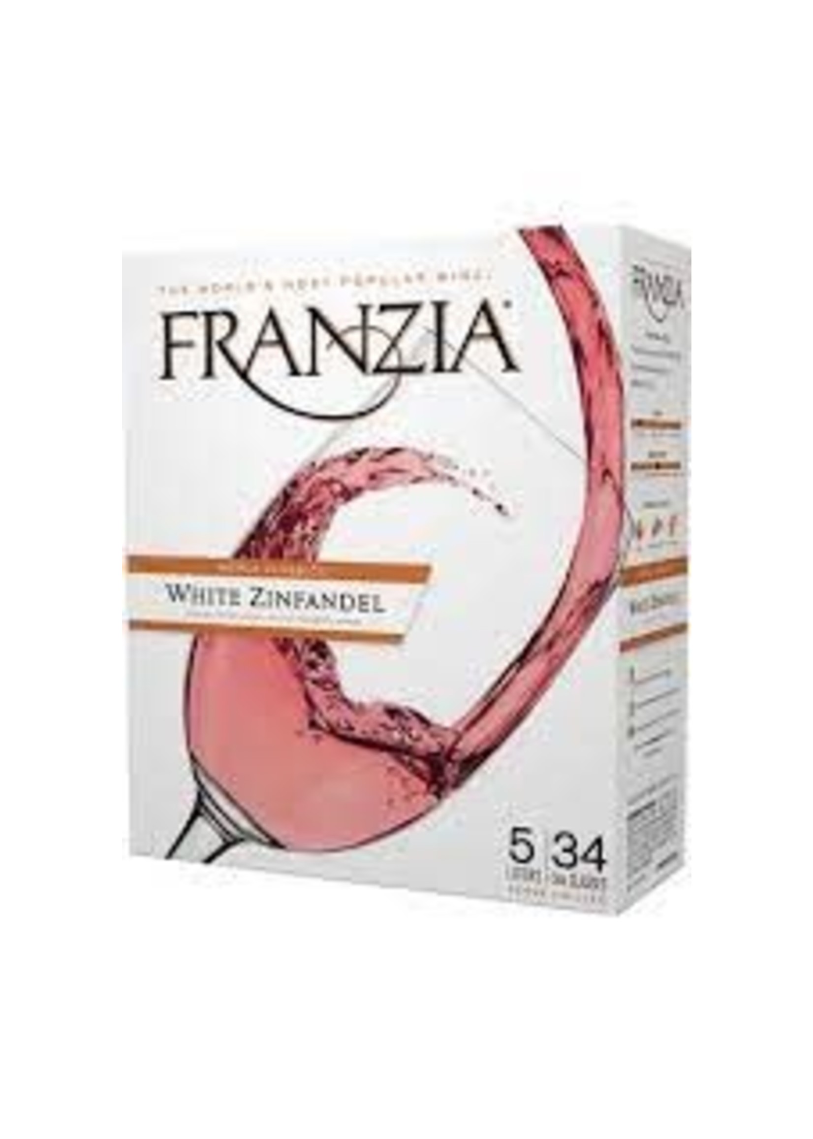 FRANZIA WHITE ZINFANDEL 5L