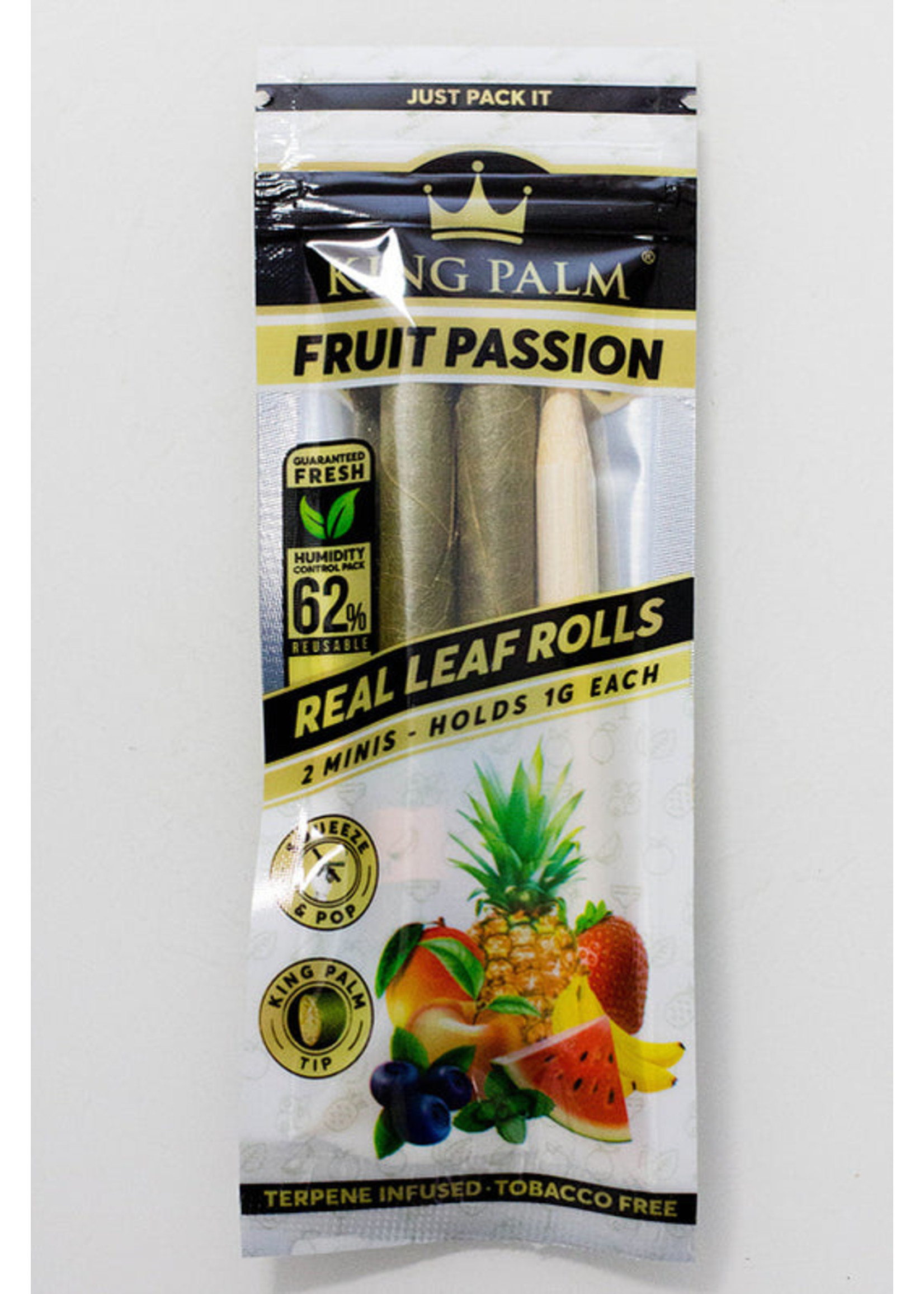 King Palm Hand-Rolled flavor Mini Leaf Fruit Passion