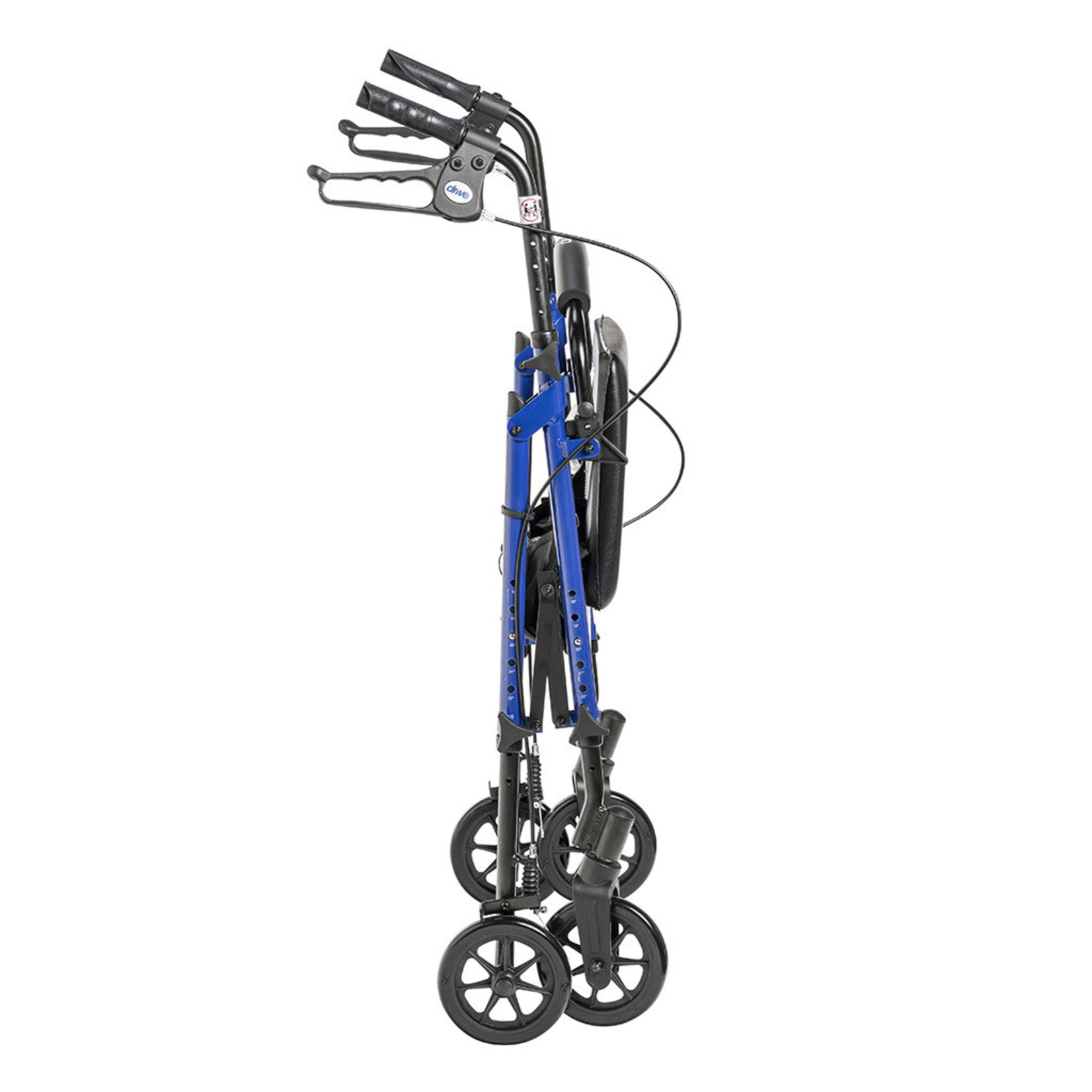 Drive Adjustable Height Rollator, 6" Casters