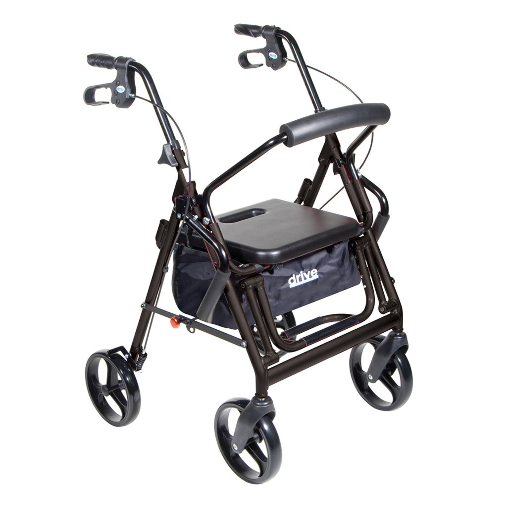 Drive Duet Rollator Transport Chair 8" Casters