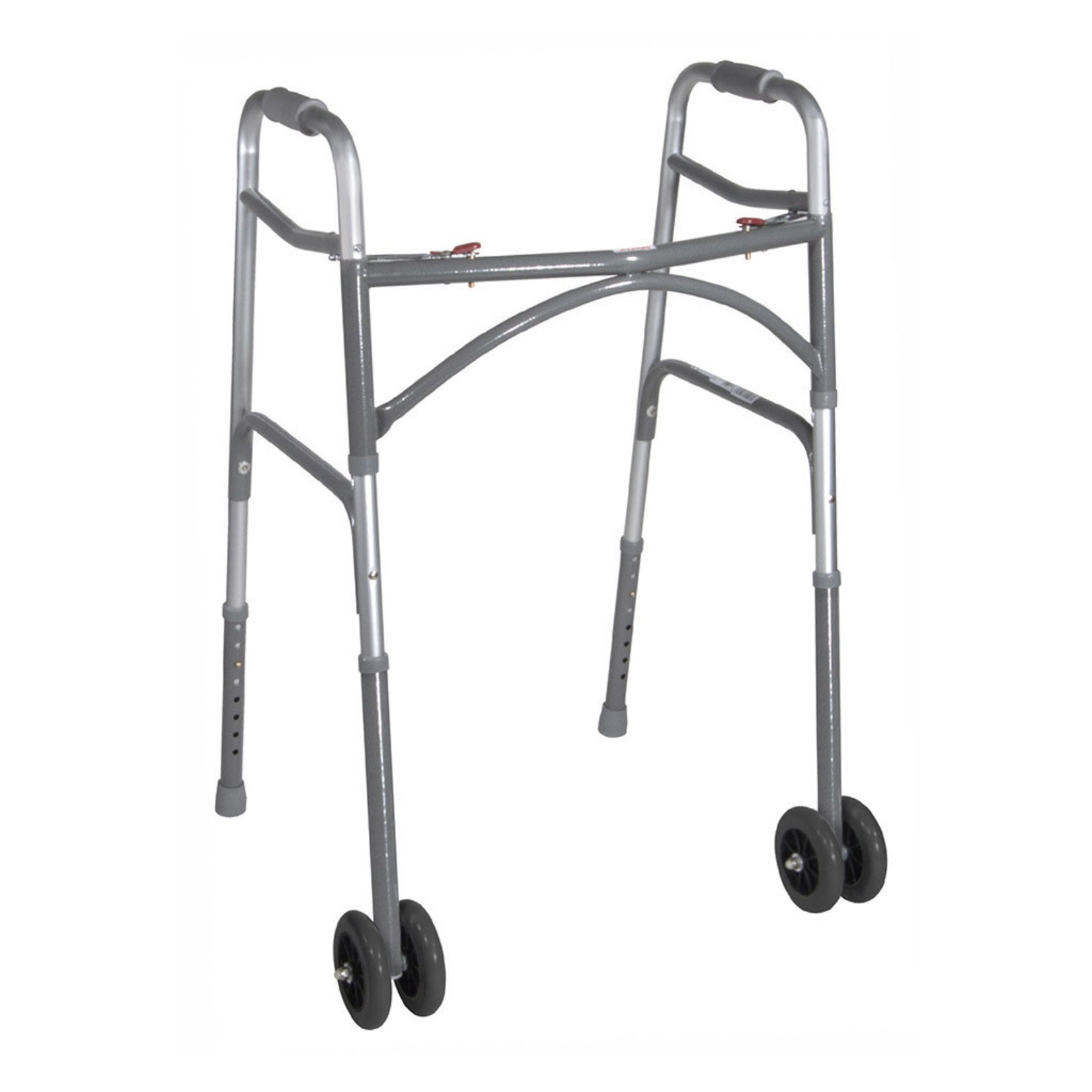 Drive Bariatric Aluminum Folding Rolling Walker Two Button