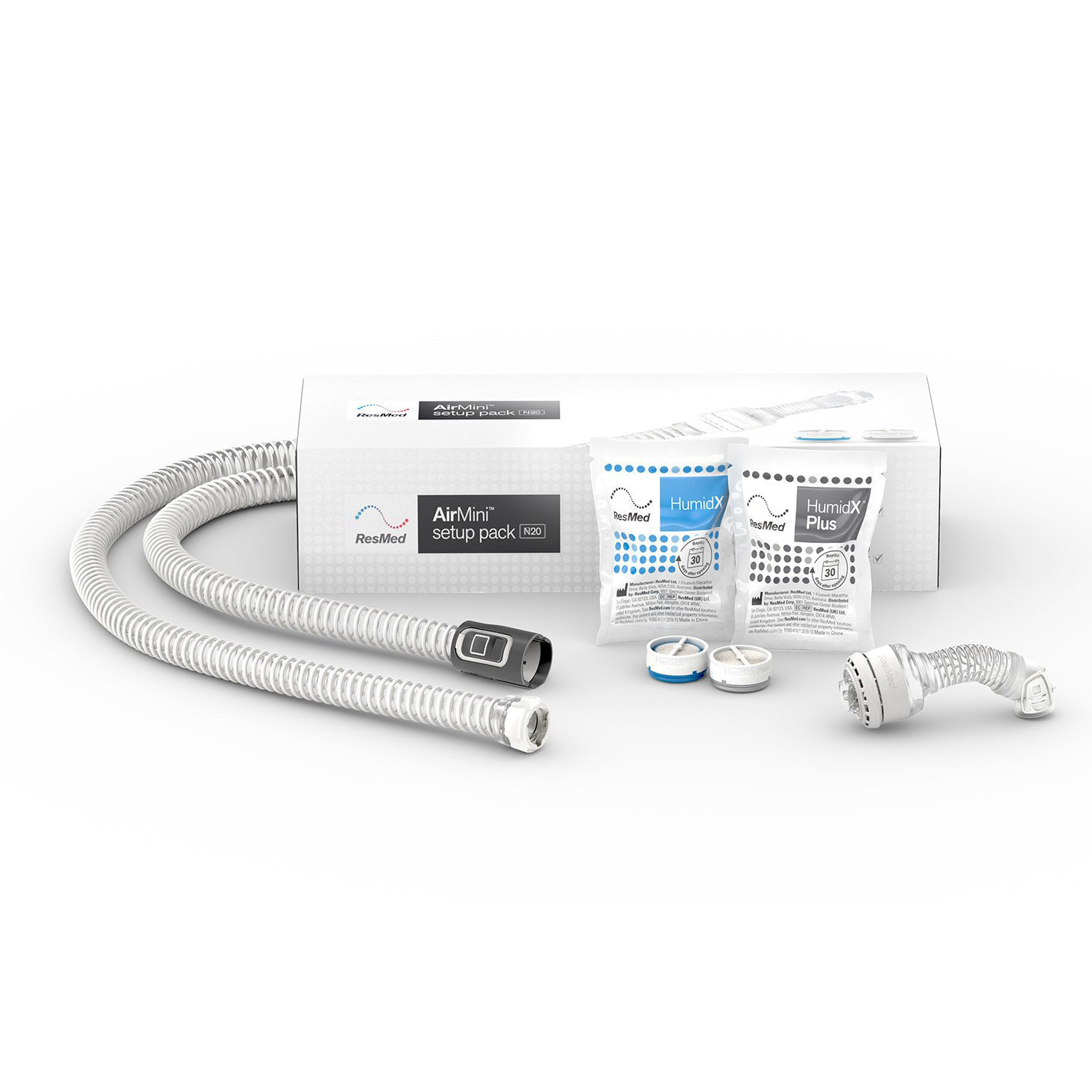 ResMed AirMini セットアップパック 38823、N20マスク AirMini™ N20 Setup Pack - Safeway Medical Supply