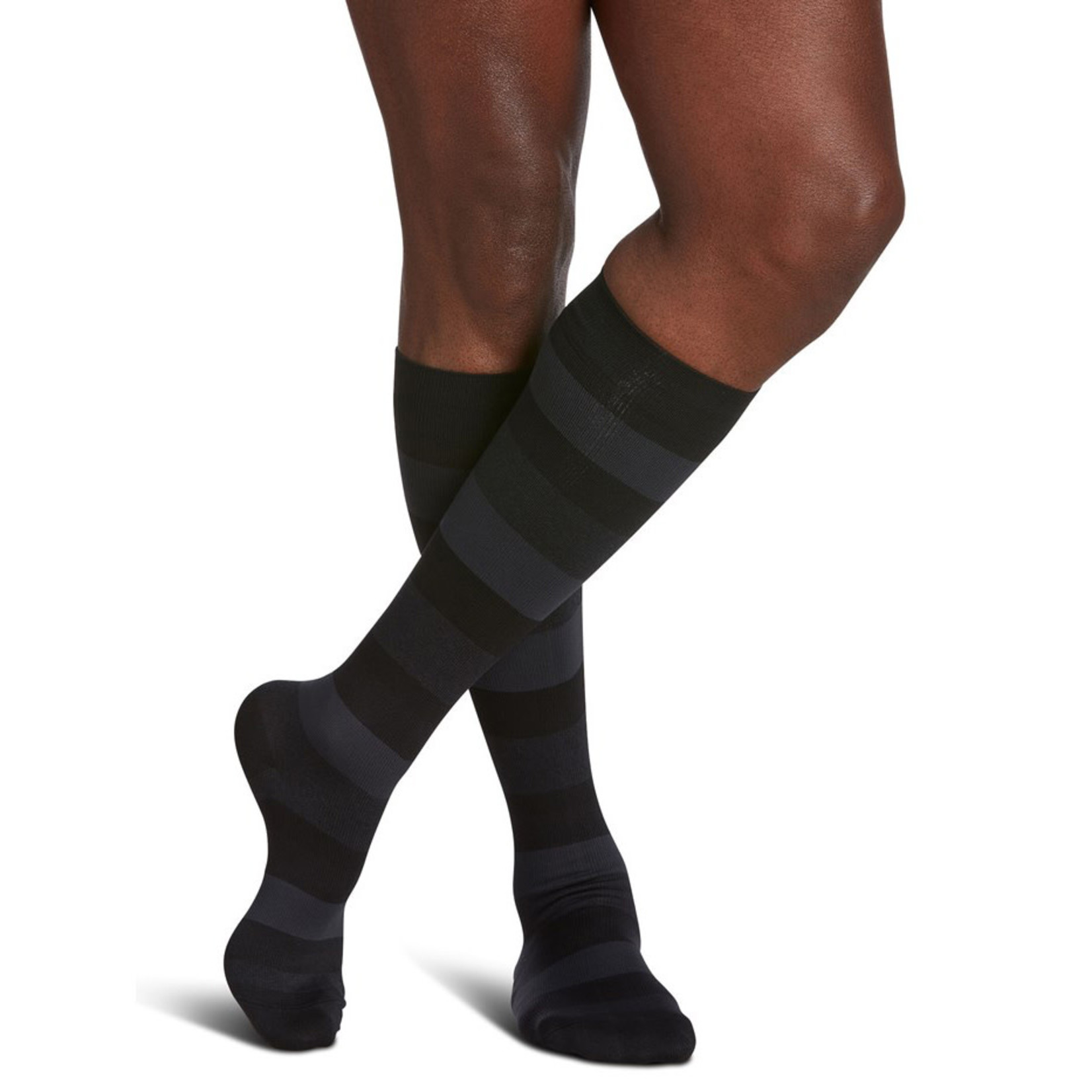 Sigvaris Men Microfiber Patterns Calf Compression Socks