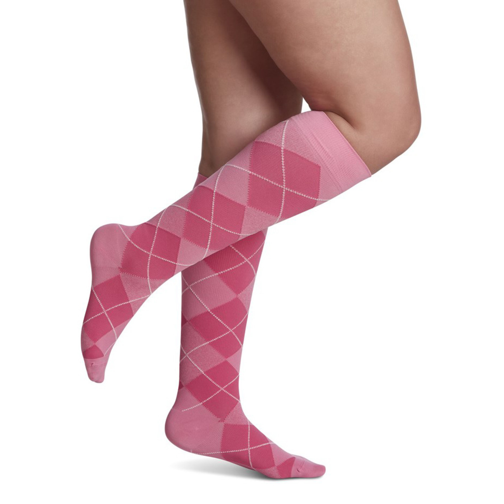 Sigvaris Women Microfiber Patterns Calf Compression Socks