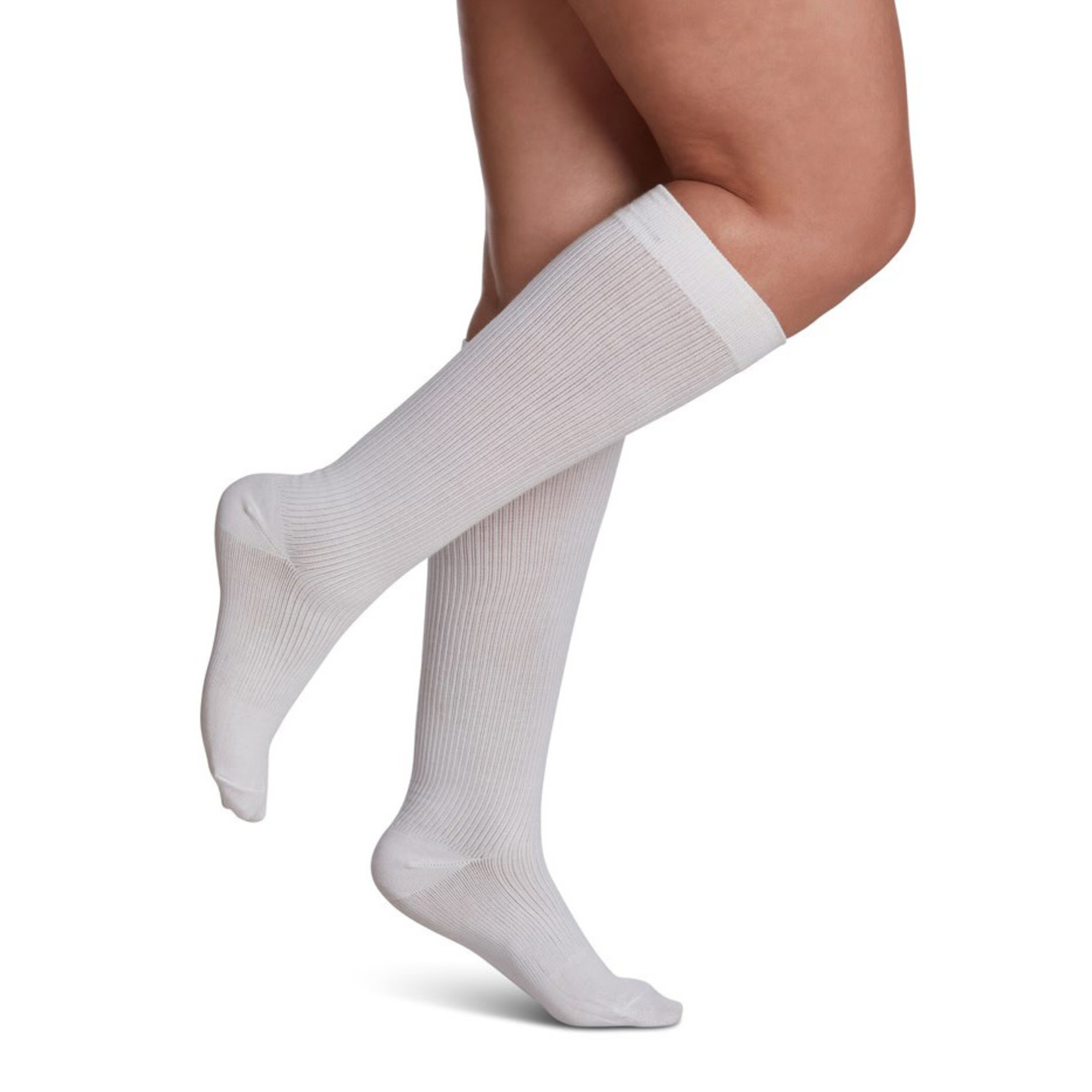 Sigvaris Women Casual Cotton Calf Compression Socks