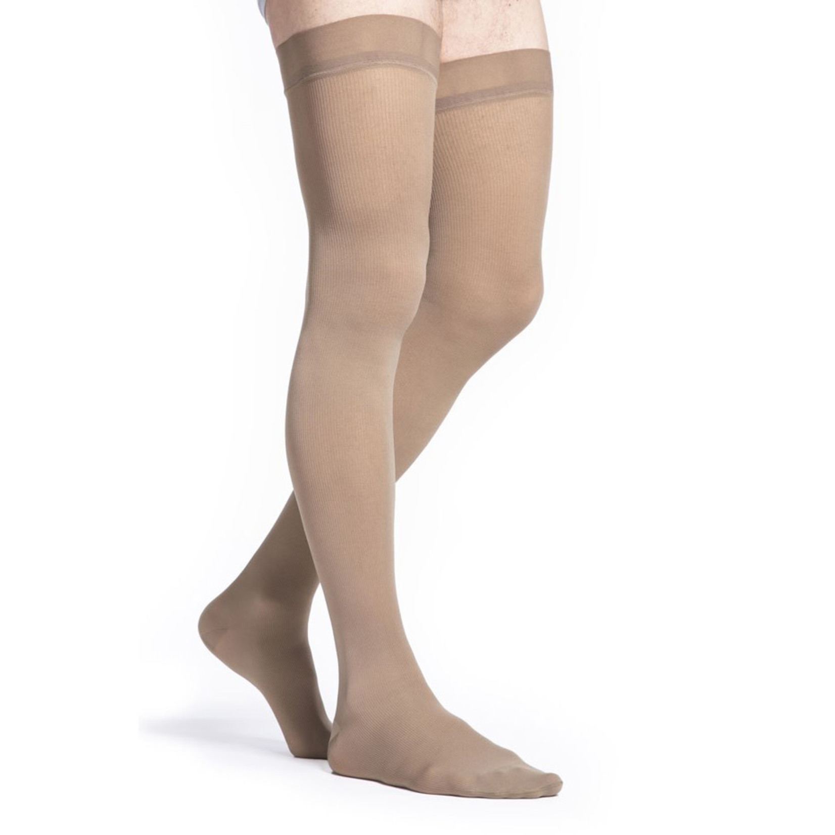 Sigvaris Men Microfiber Thigh High with Grip Top Compression Socks - Safeway  Medical Supply