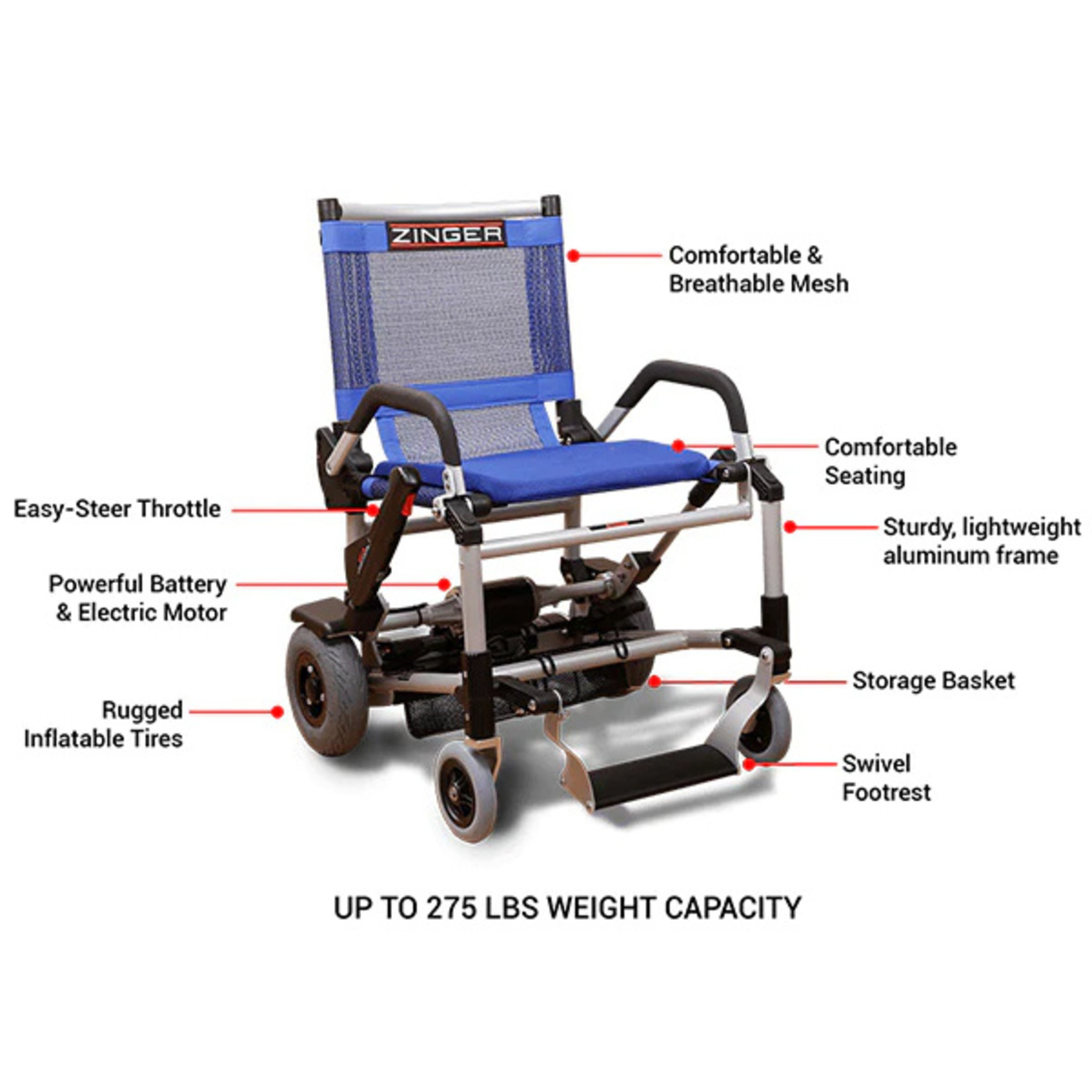 Journey Zinger Folding Power Wheelchair Safeway Medical Supply