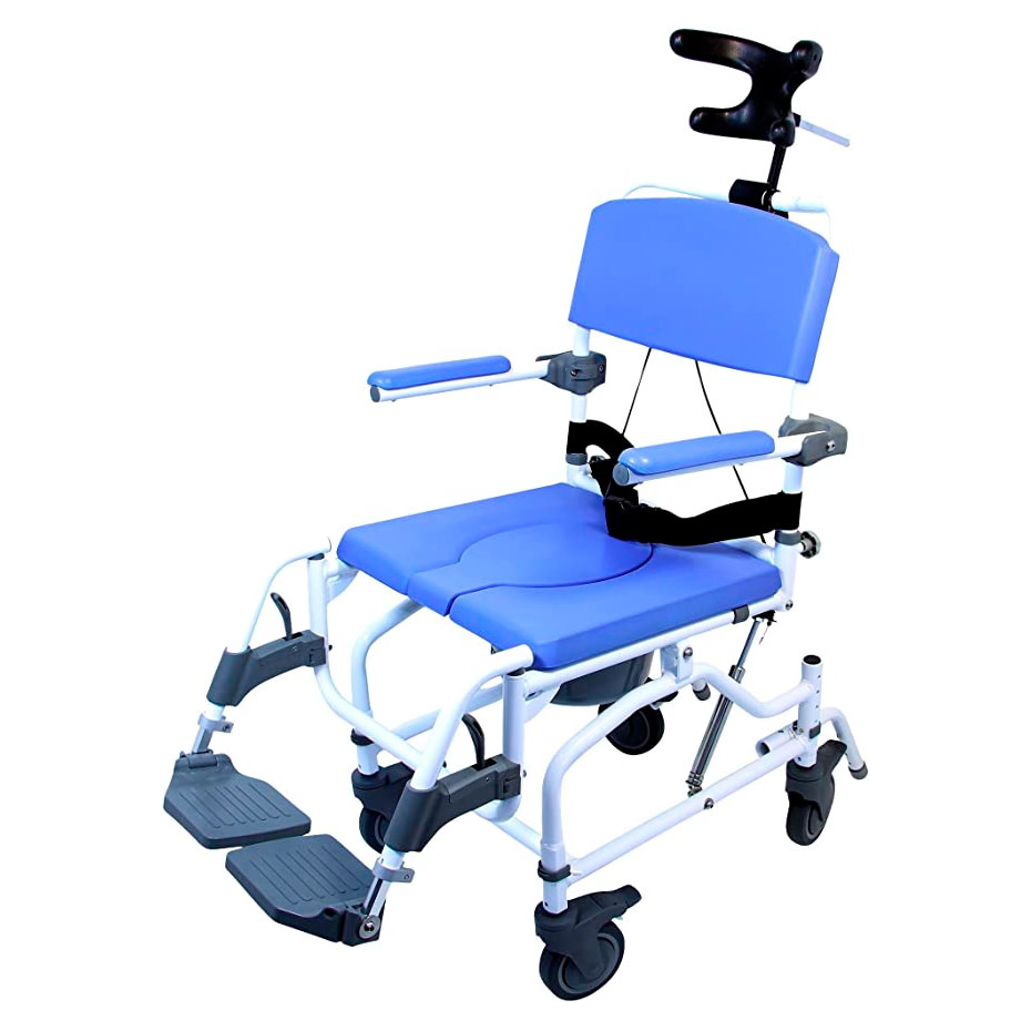 Healthline Aluminum Tilt Shower Commode Chair Safeway Medical Supply