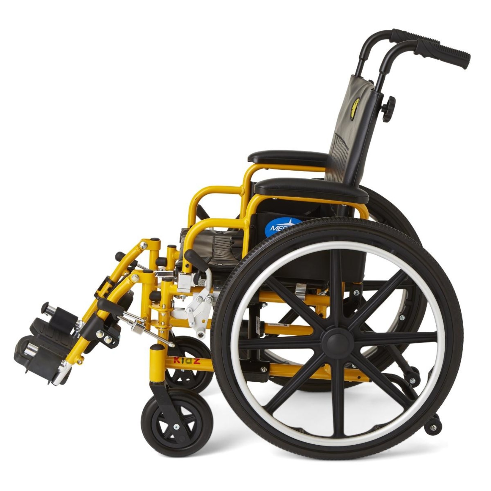 Medline Pediatric Wheelchair with 14” seat Elevating Leg Rests