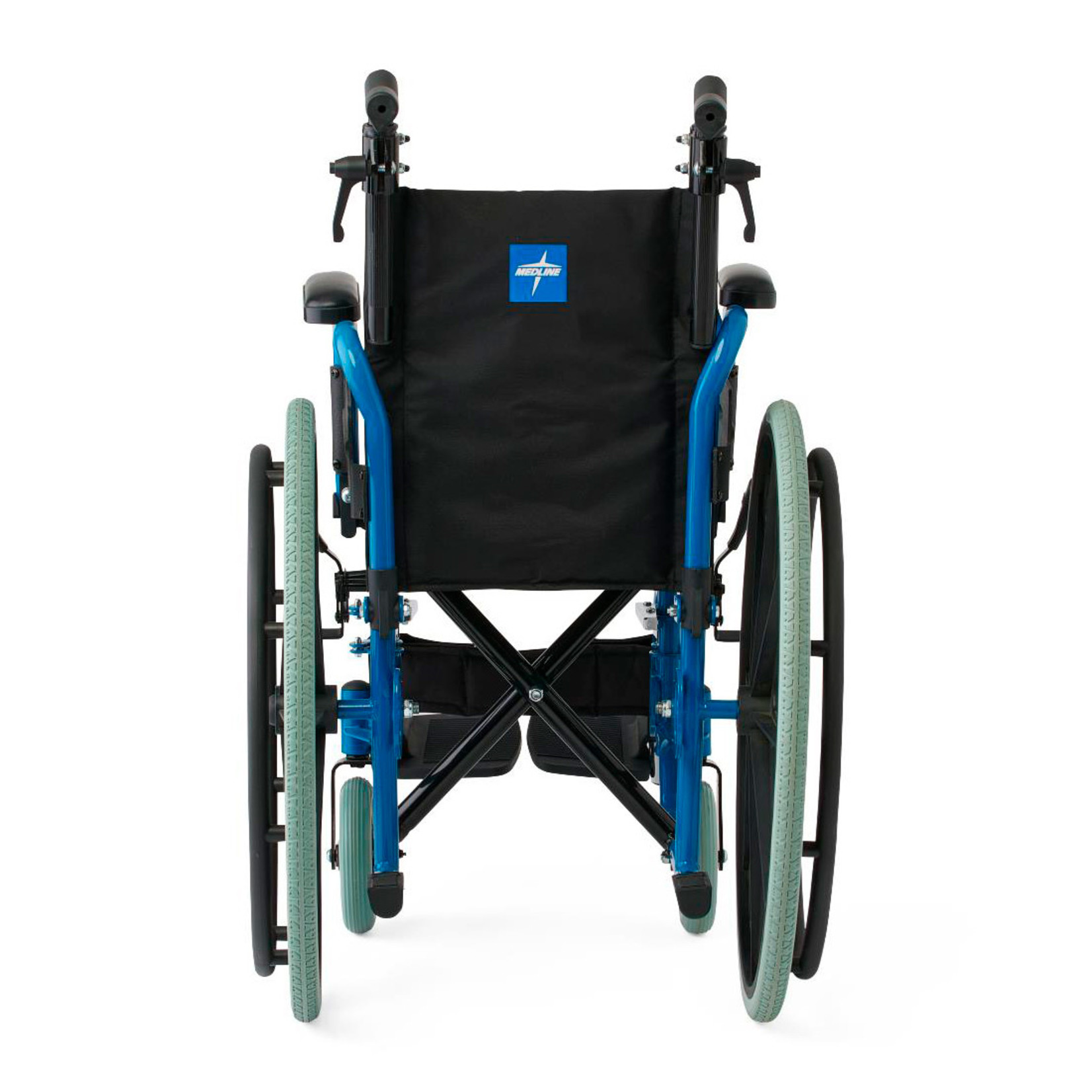Medline Kidz Pediatric Wheelchair Blue 12 inch seat