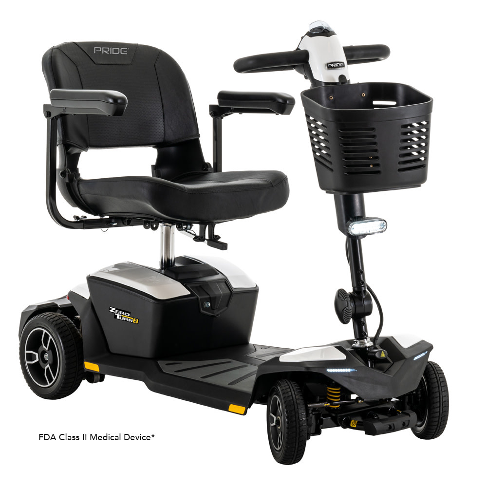 Pride Zero Turn 10 4-Wheel Mobility Scooter - Safeway Medical Supply