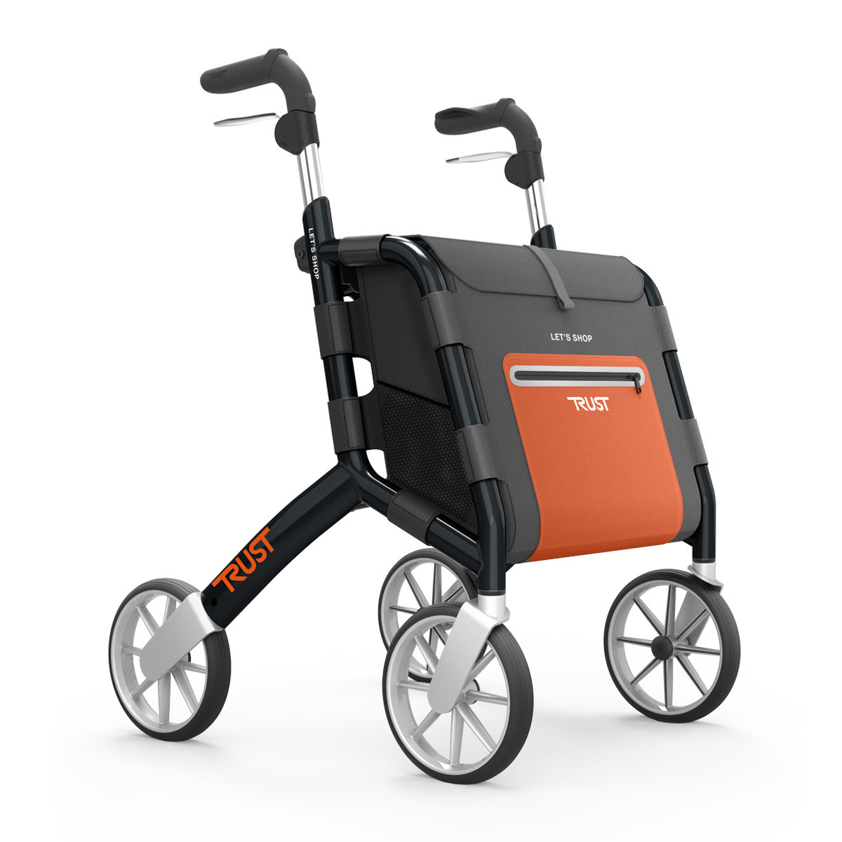 Stander Trust Care Let's Shop Rollator - Safeway Medical Supply