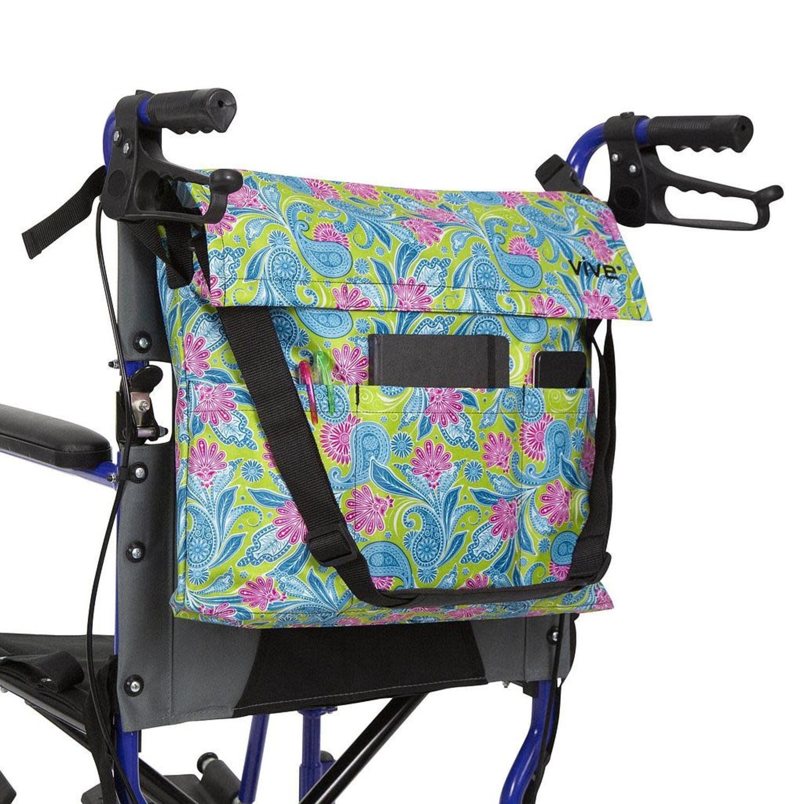 Vive Health Wheelchair Bag in Colored Patterns