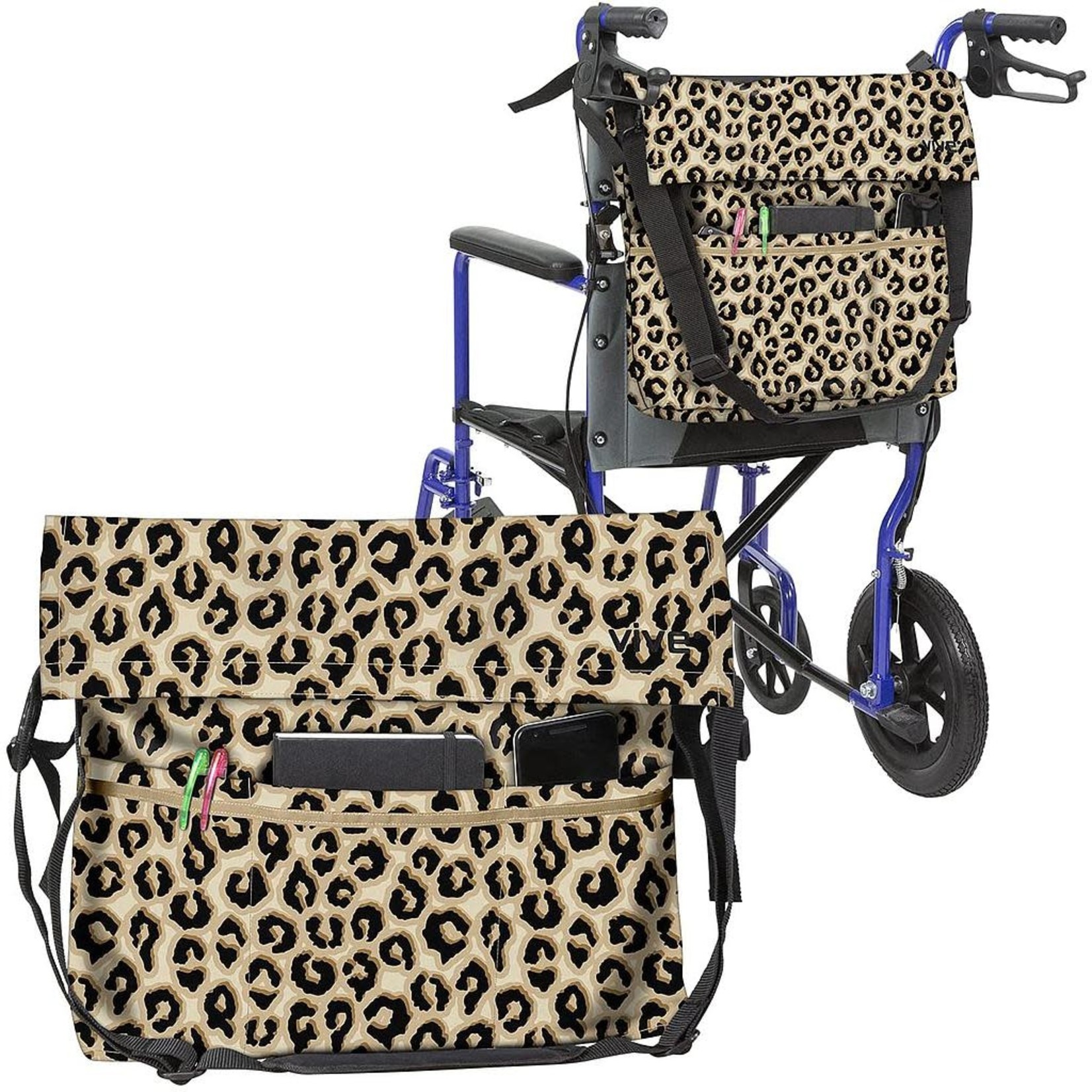 Vive Health Wheelchair Bag in Colored Patterns