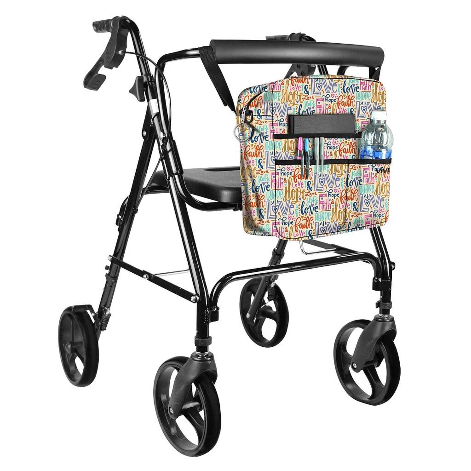 Vive Health Rollator Bag in Color Patterns