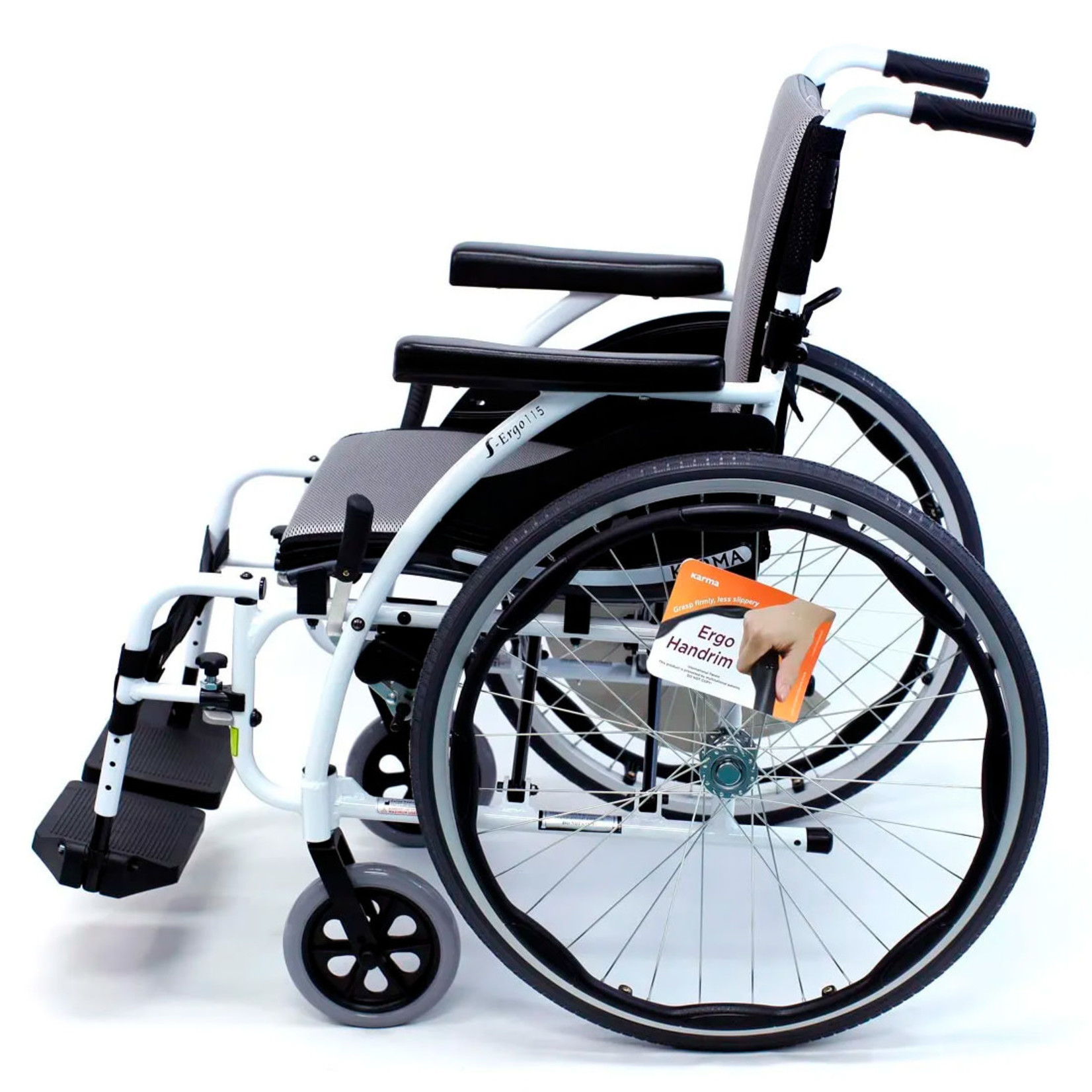 Karman Limited Edition White S-ERGO-115 Ultra Lightweight Wheelchair