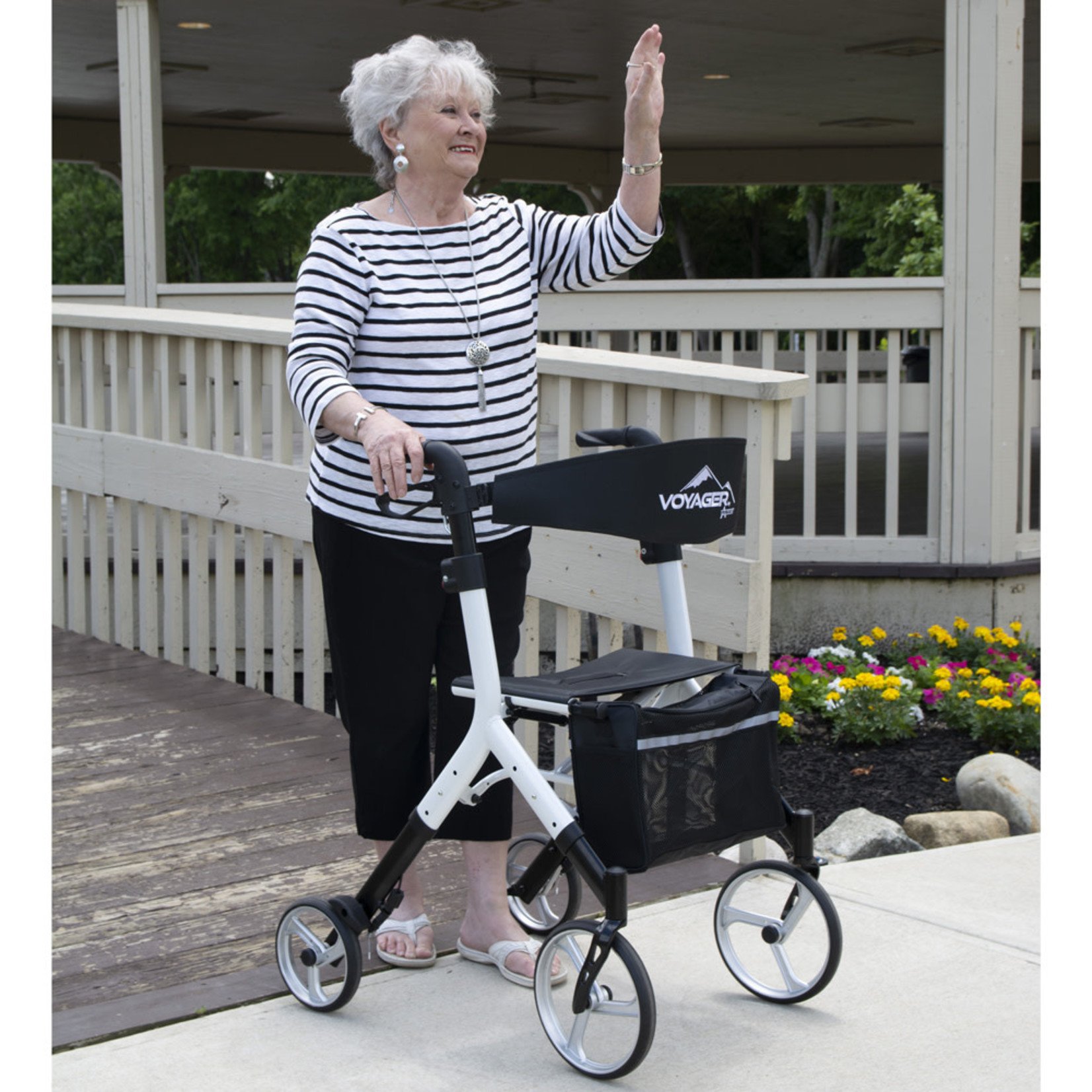 ProBasics Voyager Adjustable Height Euro-Style Rollator