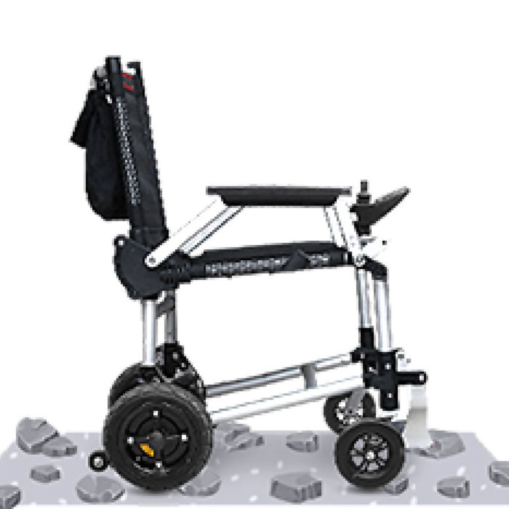 Journey Zoomer Folding Power Chair One-Handed Control