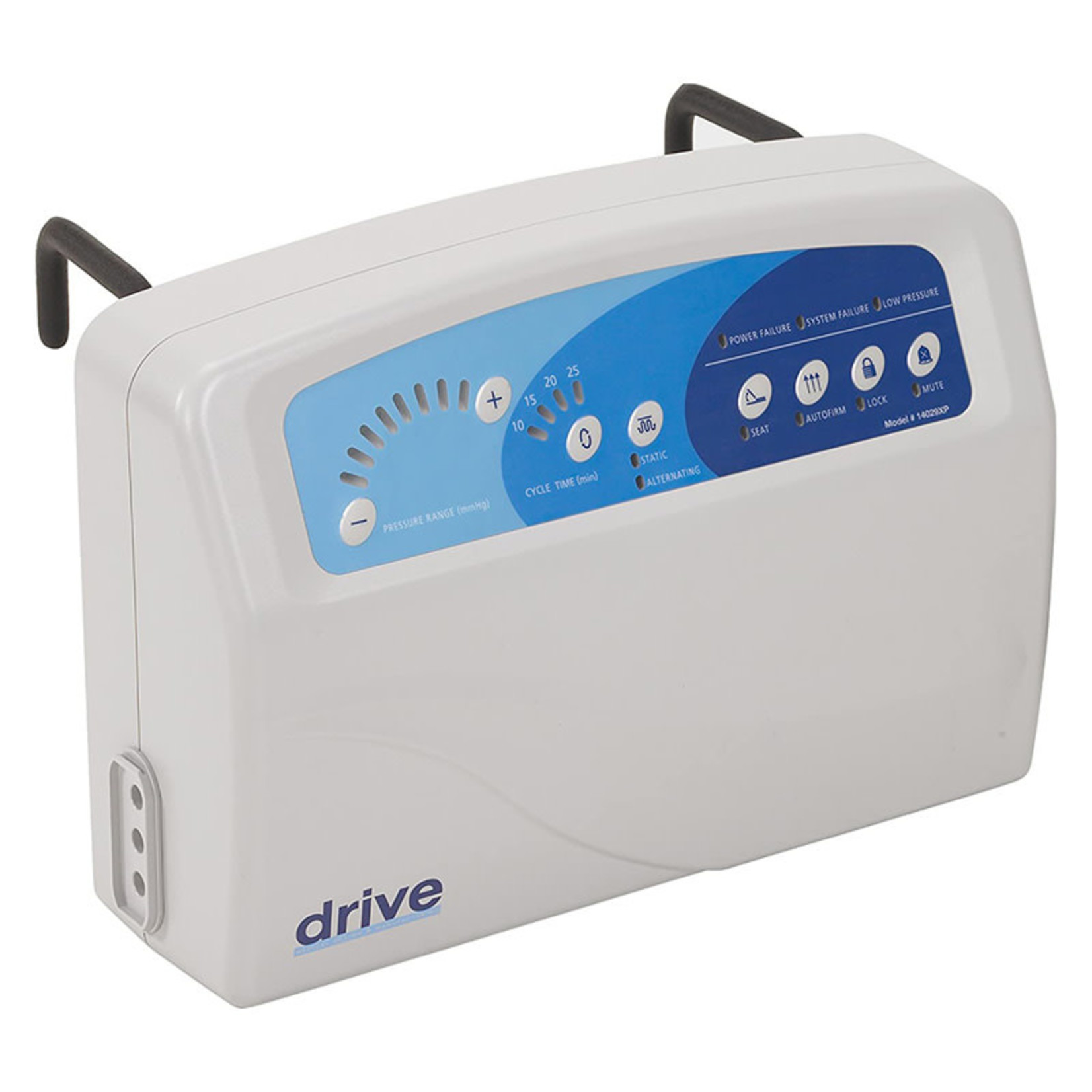 Drive Med-Aire Plus 8" Alternating Pressure and Low Air Loss Mattress System with 10" Defined Perimeter