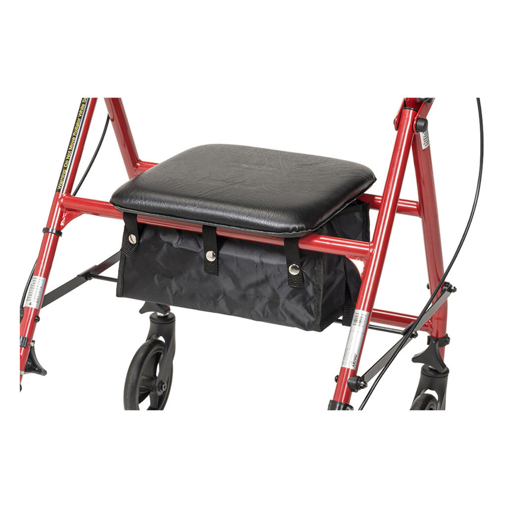 Drive Steel Rollator with 6” Wheels, Knockdown