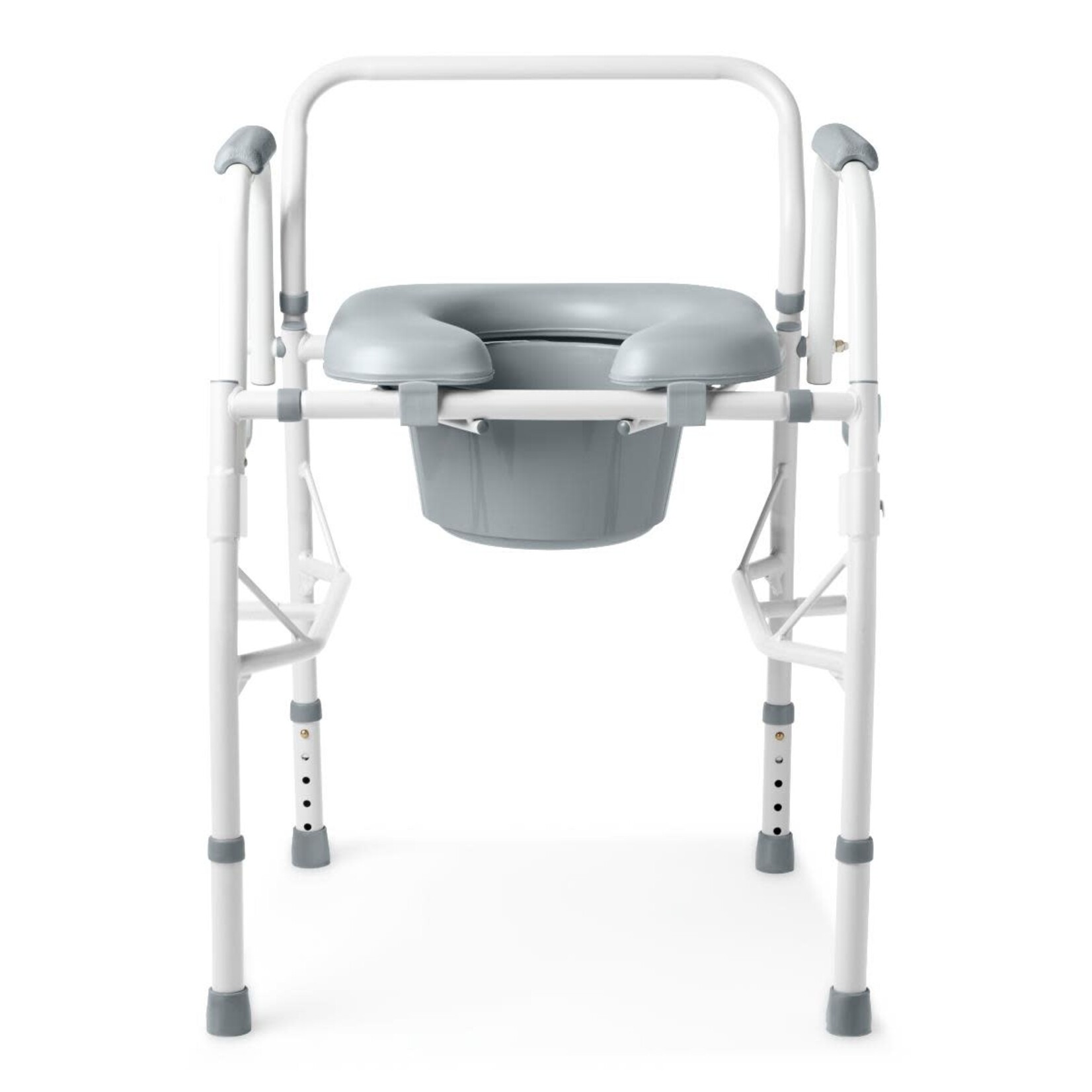 Medline Steel Drop Arm Commode