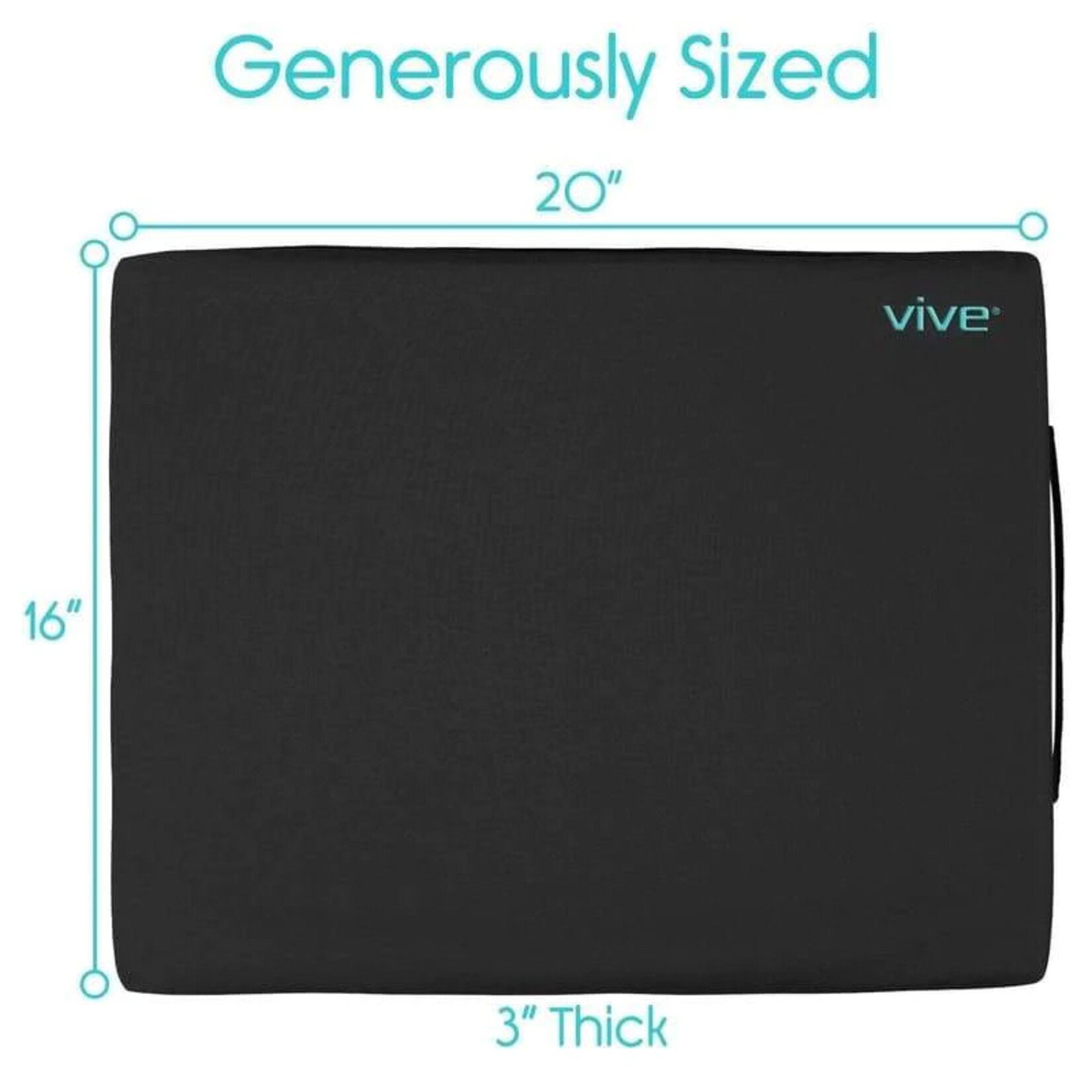 Vive Health Alternating Seat Cushion (Black) - Safeway Medical Supply