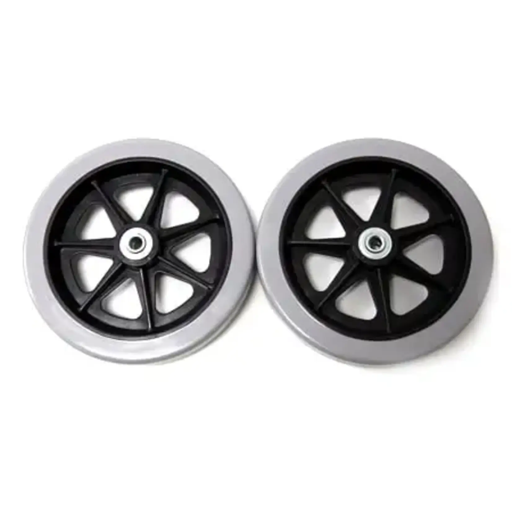 Karman 8"x1" Front Caster in Black with Bearing