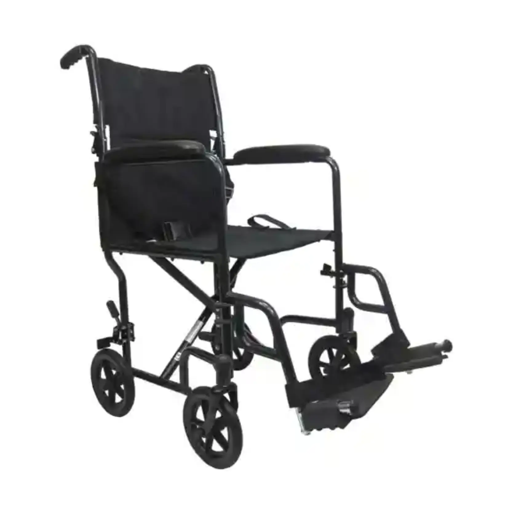 Karman T-2019 19" seat 23 lbs. Steel Transport Chair with Removable Footrest