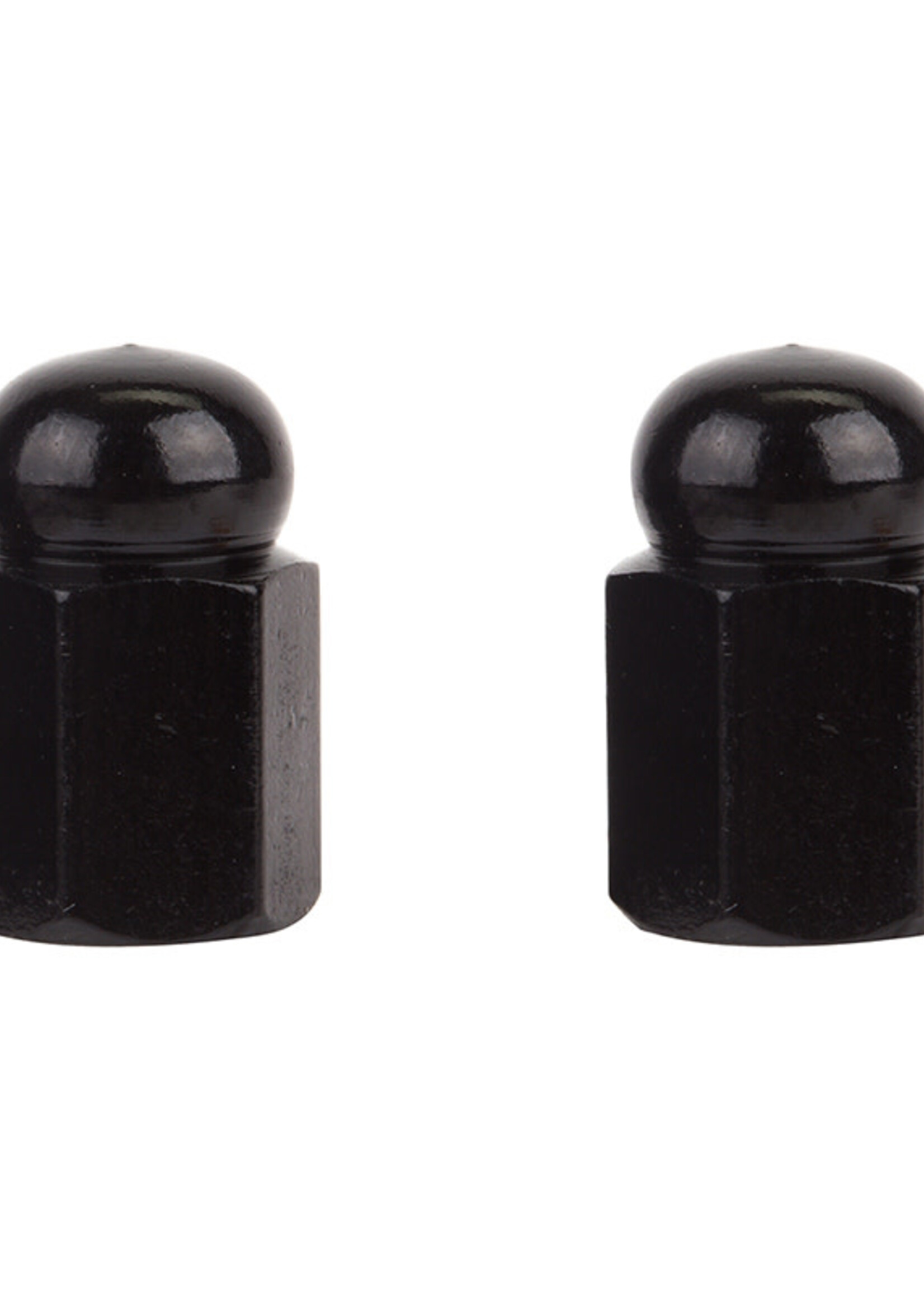 TRIK TOPZ VALVE CAPS TRIKTOPZ HEX DOME BLK 1pr/PK