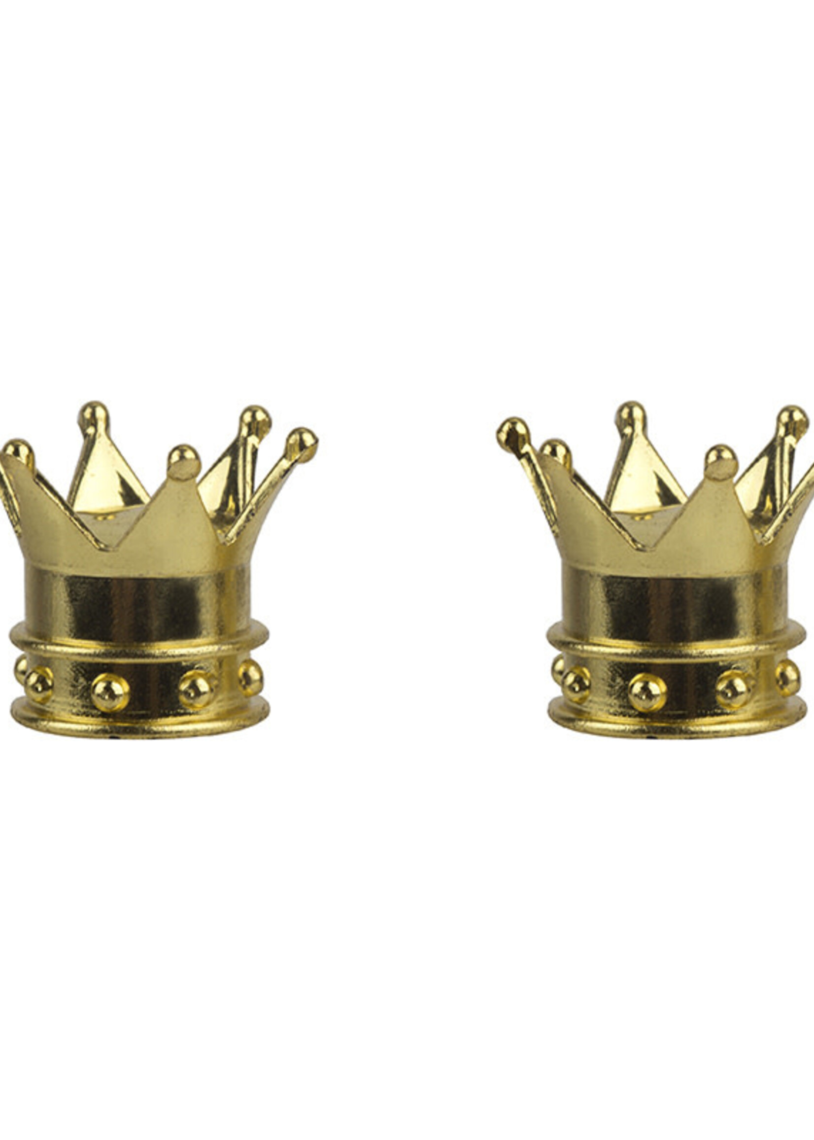 TRIK TOPZ VALVE CAPS TRIKTOPZ CROWN GLD 1pr/PK