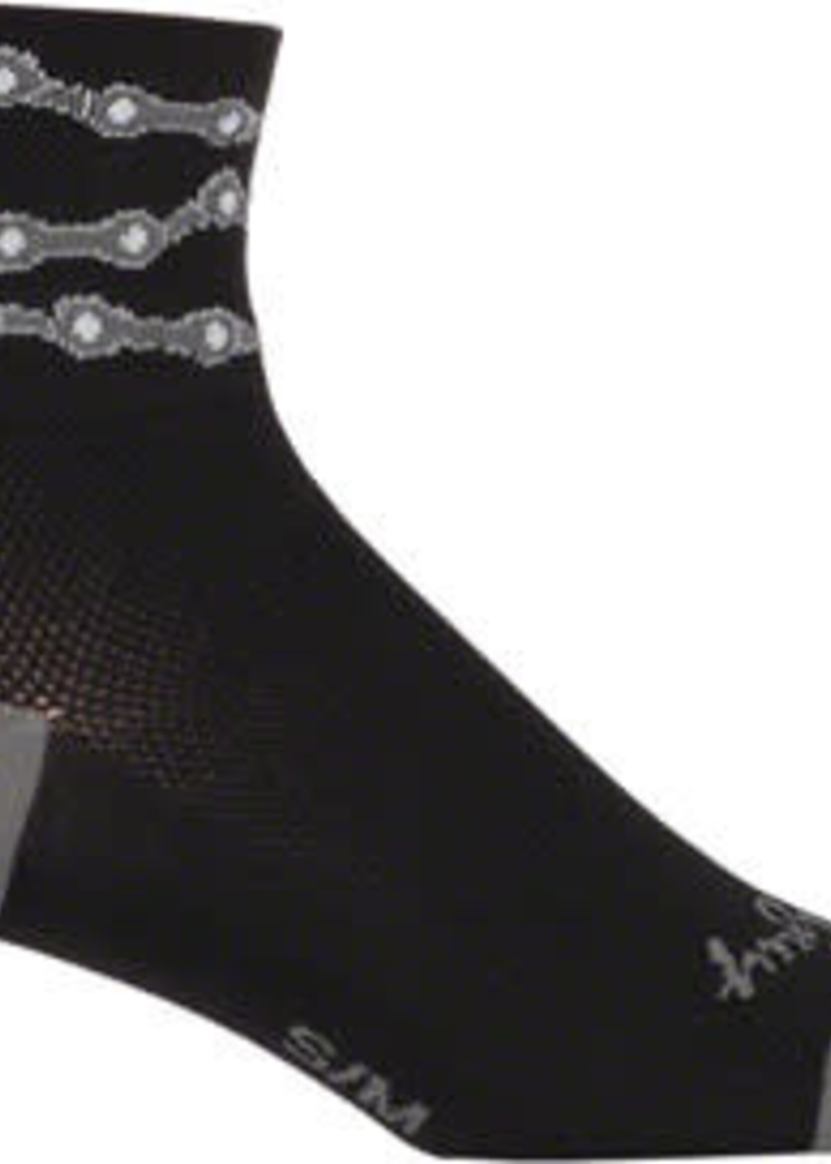 SockGuy SockGuy Classic Chains Socks - 3 inch, Black, Large/X-Large