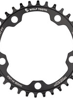 Wolf Tooth Wolf Tooth 110 BCD Cyclocross and Road Chainring - 34t, 110 BCD, 5-Bolt, Drop-Stop, 10/11/12-Speed Eagle and Flattop Compatible, Black