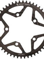 Wolf Tooth Wolf Tooth 110 BCD Cyclocross and Road Chainring - 50t, 110 BCD, 5-Bolt, Drop-Stop, 10/11/12-Speed Eagle and Flattop Compatible, Black