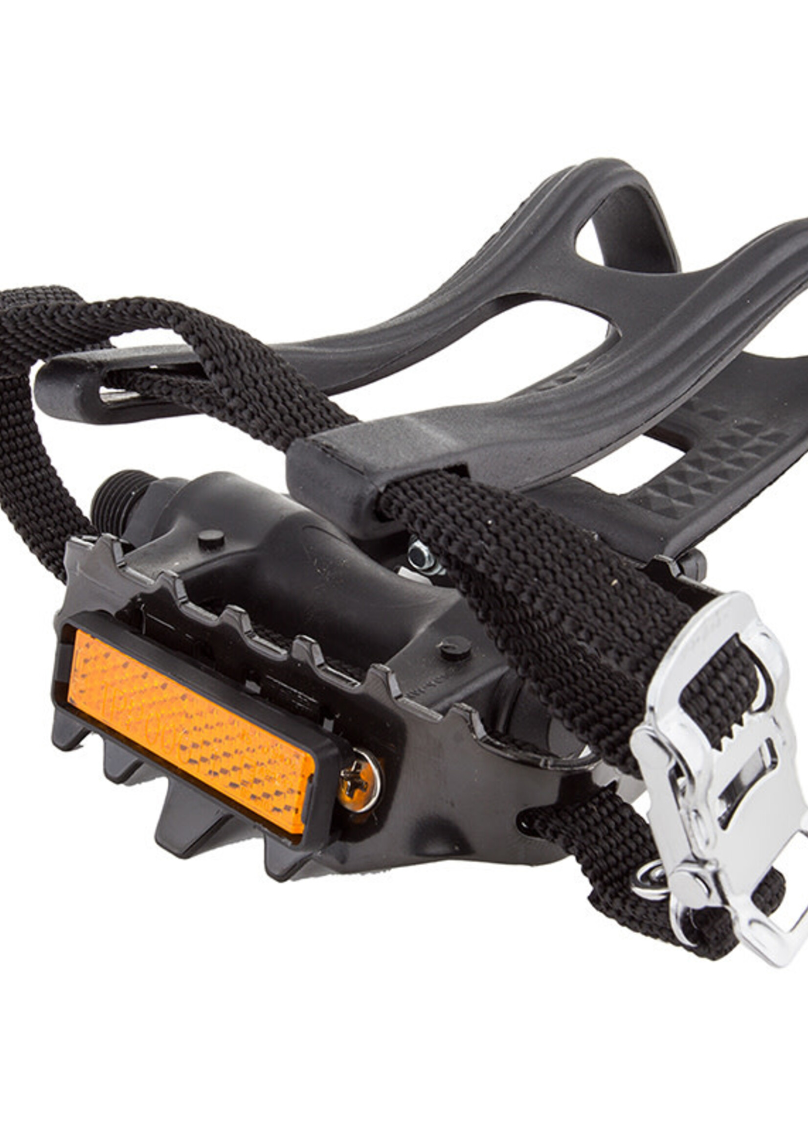 Sunlite PEDALS SUNLT MTB LOPRO PL/STL wCLP&STRPS9/16