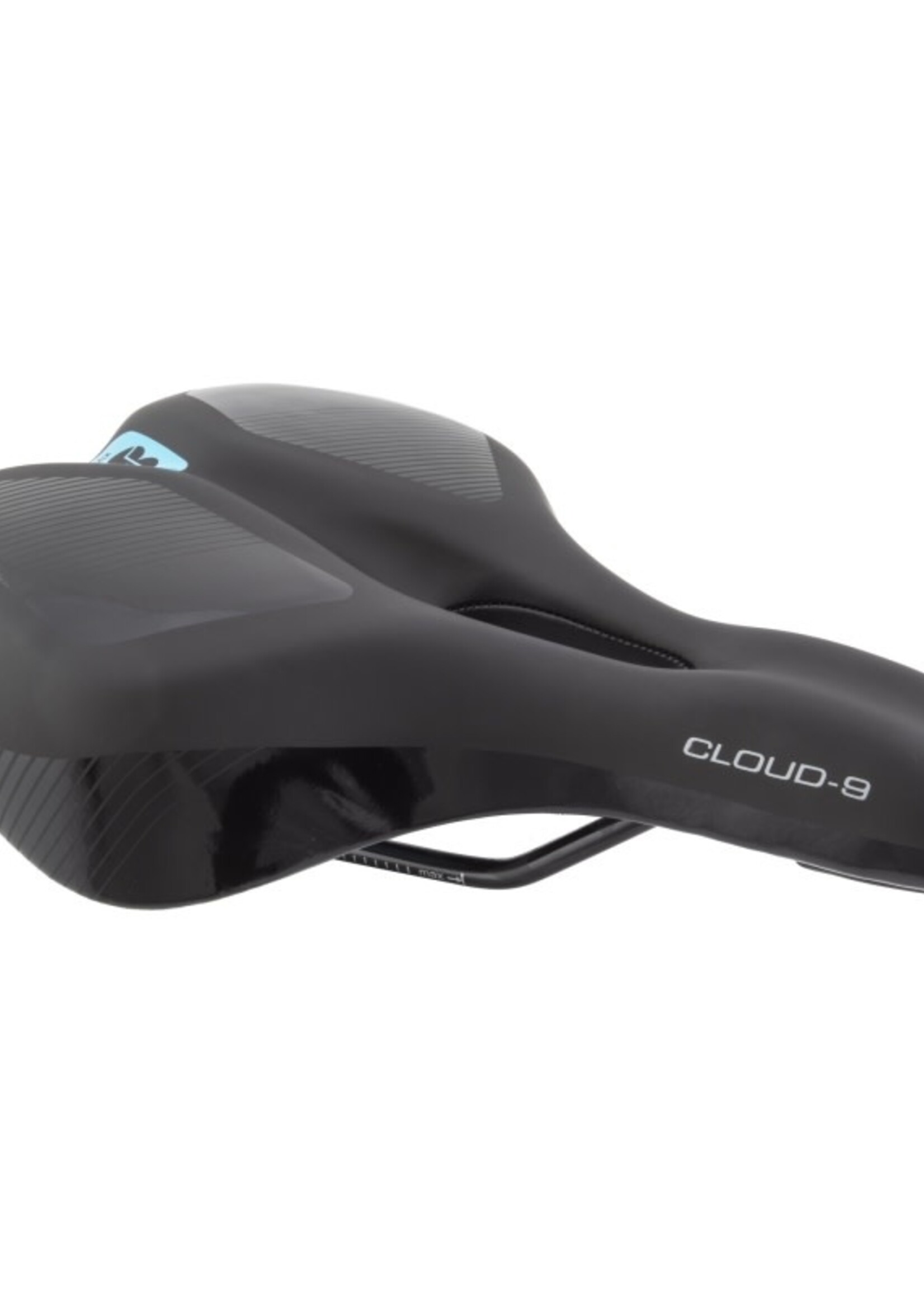 CLOUD-9 SADDLE C9 KUSH PLUS AIRFLOW WIDE MEMORY FOAM BK